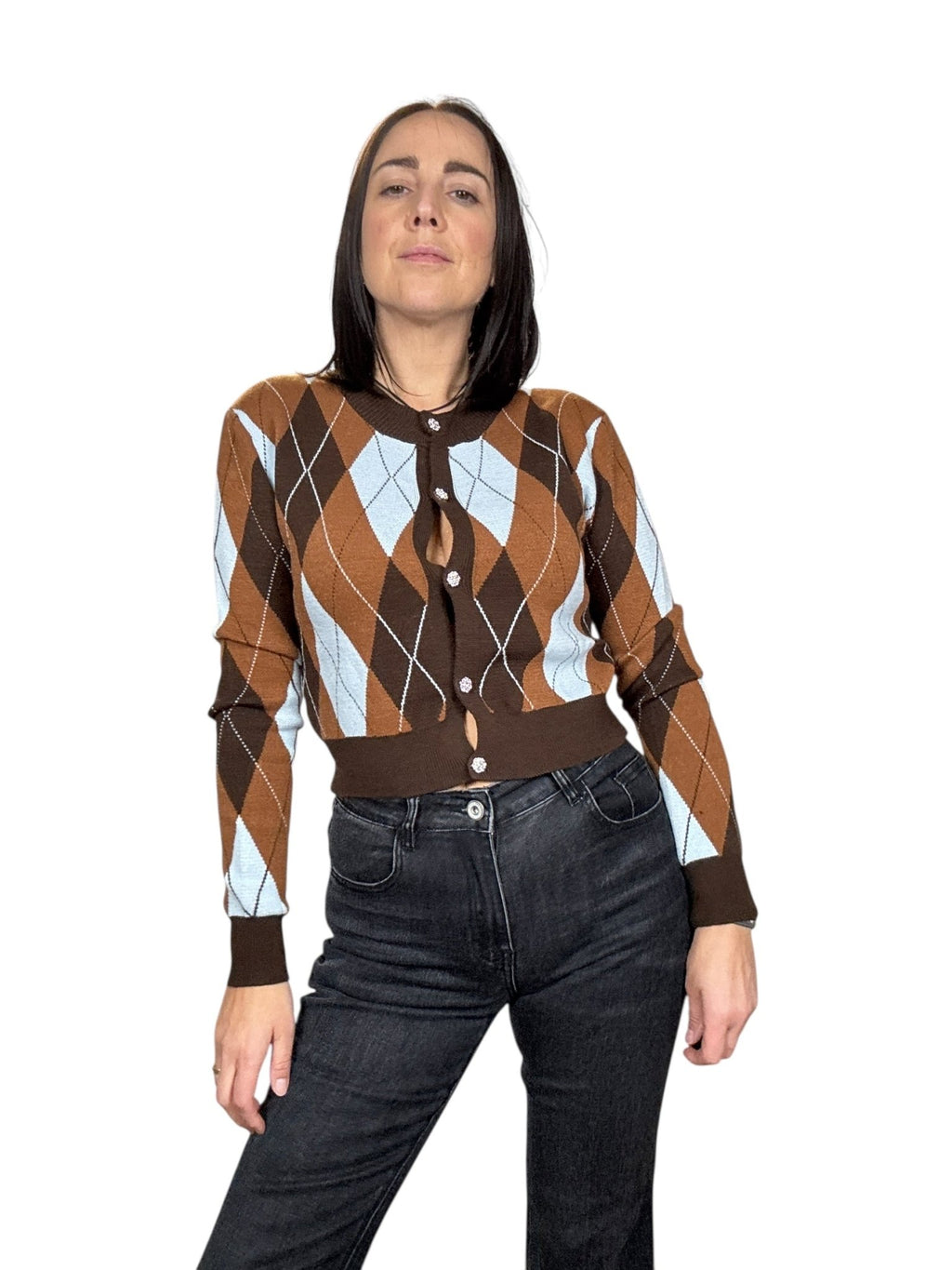 GIACCHINA CHANEL A ROMBI SUSY MIX - XE BLU ABBIGLIAMENTO