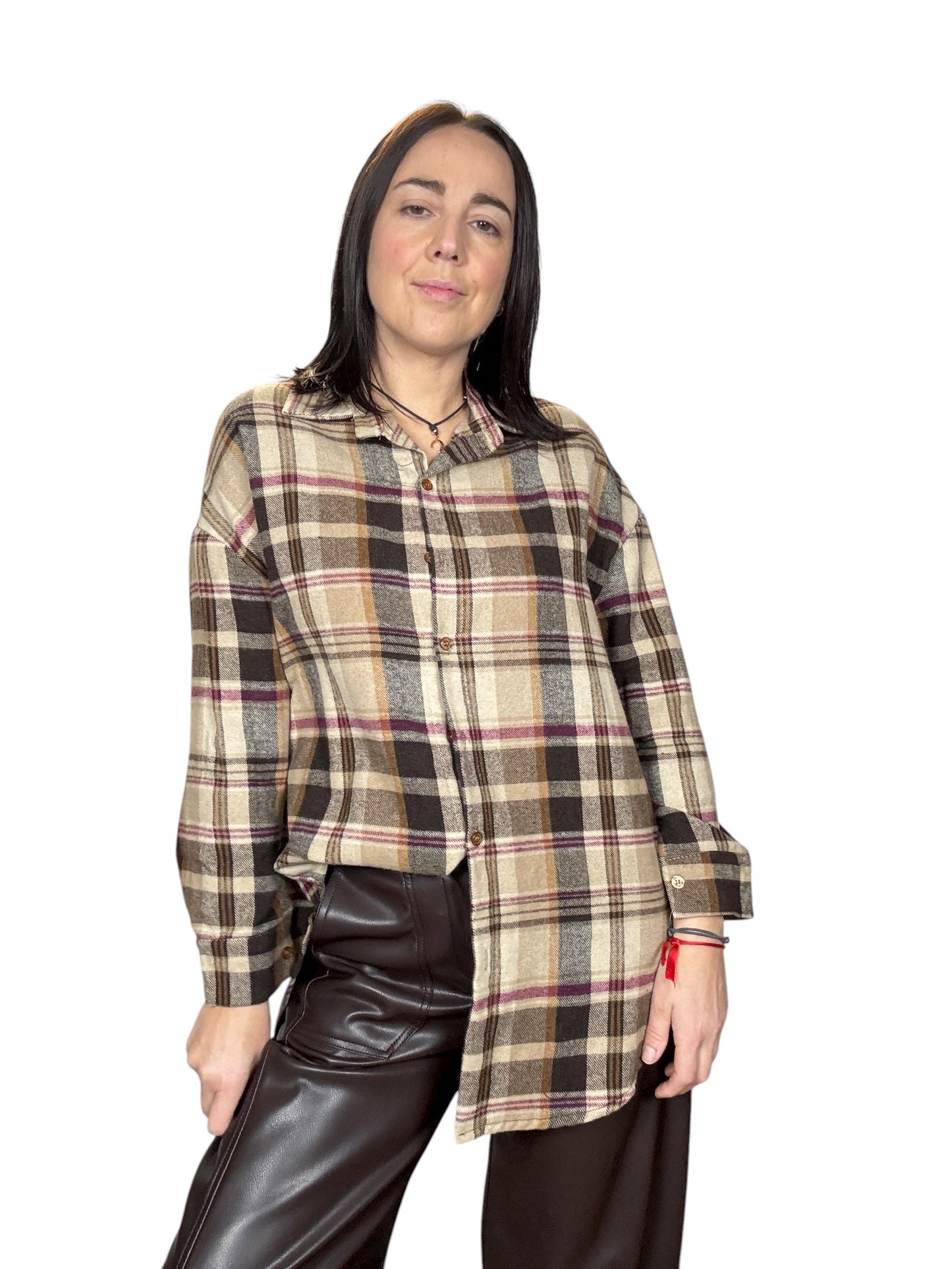 CAMICIA CHECK OVER SUSY MIX