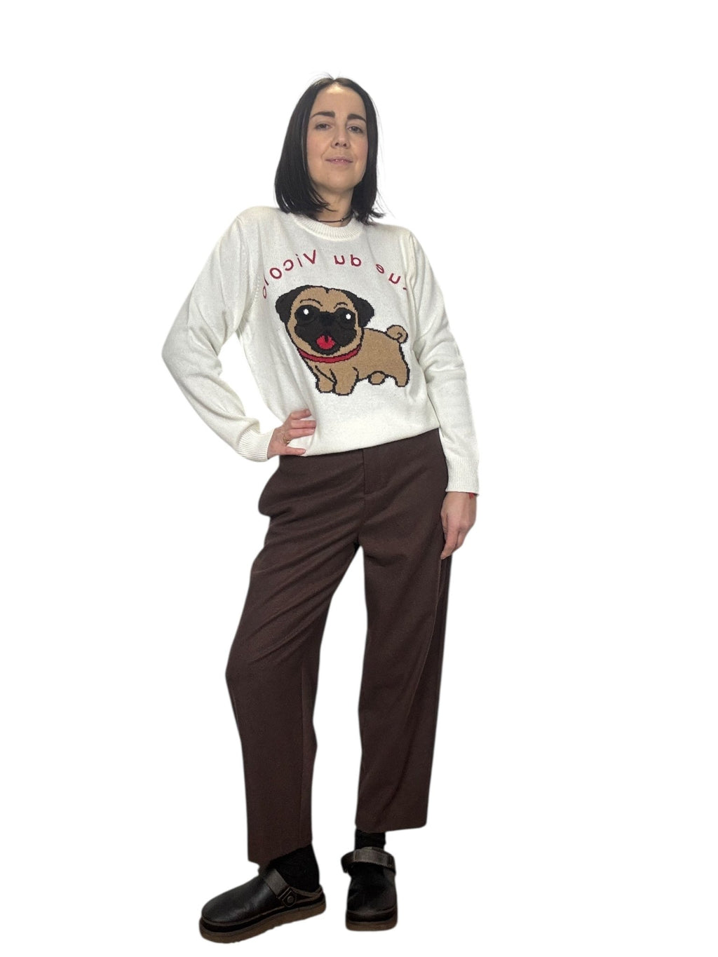 PANTALONE IN FLANELLA VICOLO - XE BLU ABBIGLIAMENTO