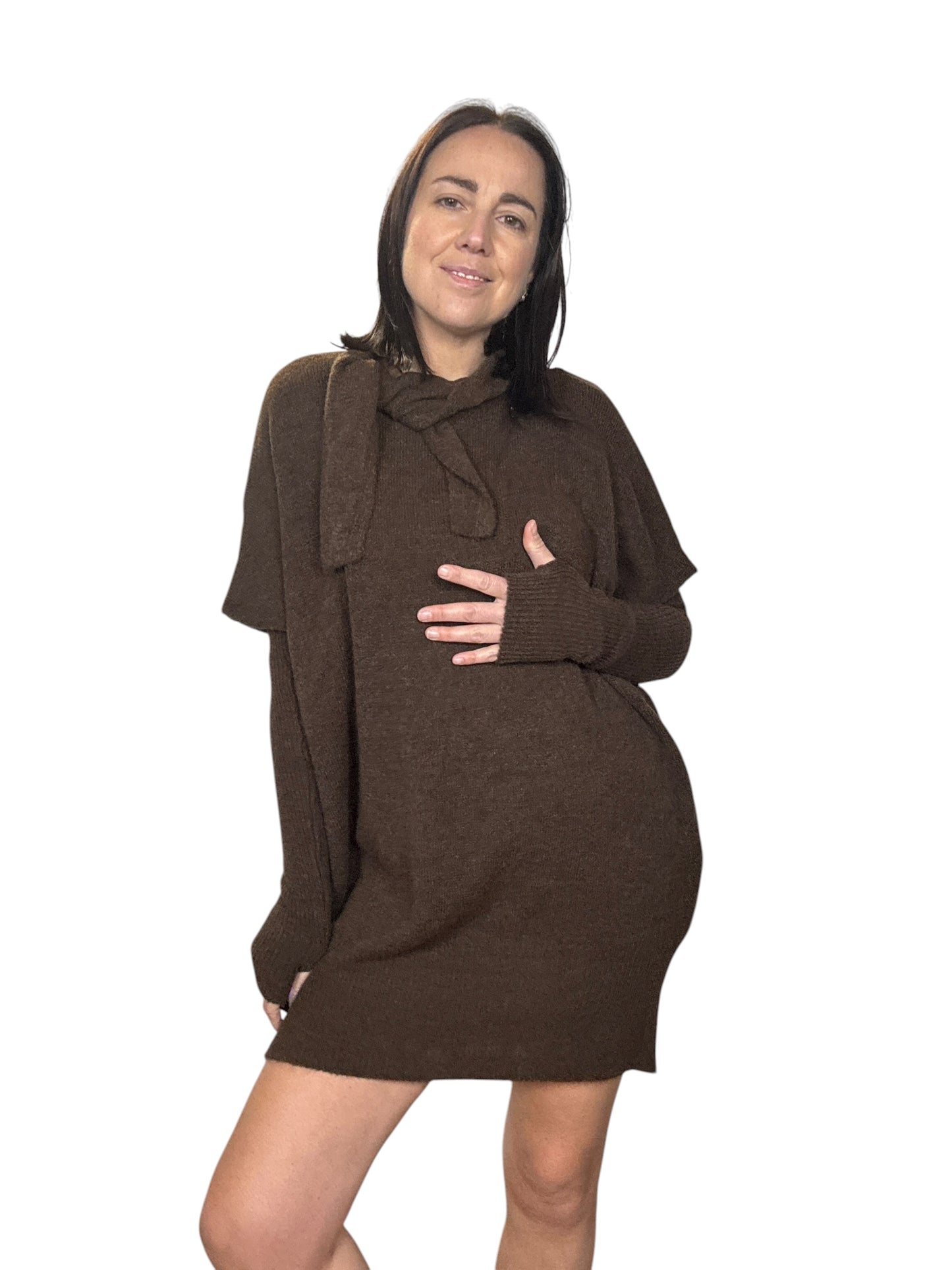 ABITO IN MAGLIA CON MANICOTTI DIXIE