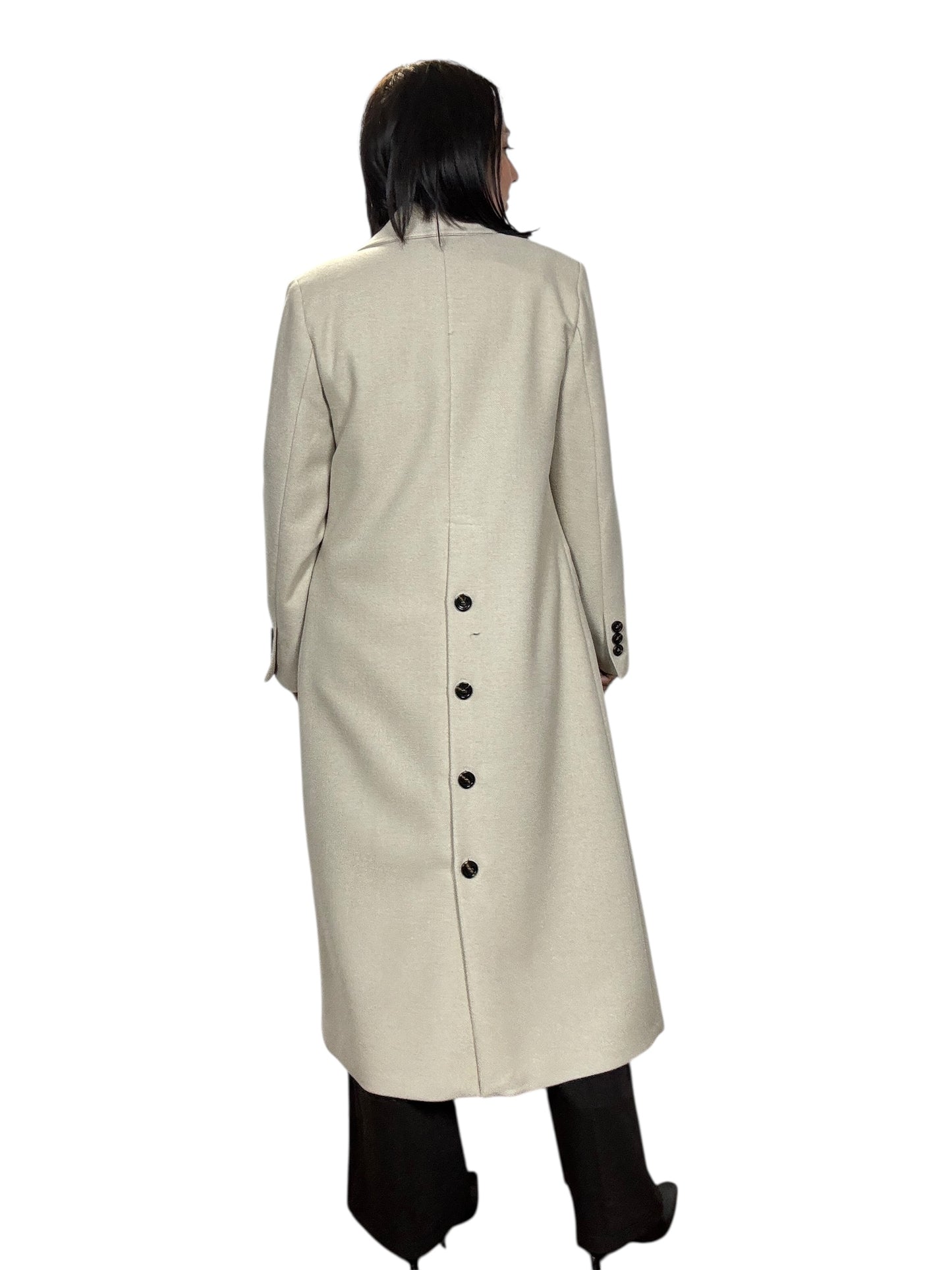 CAPPOTTO BOTTONI DIETRO TENSIONE IN