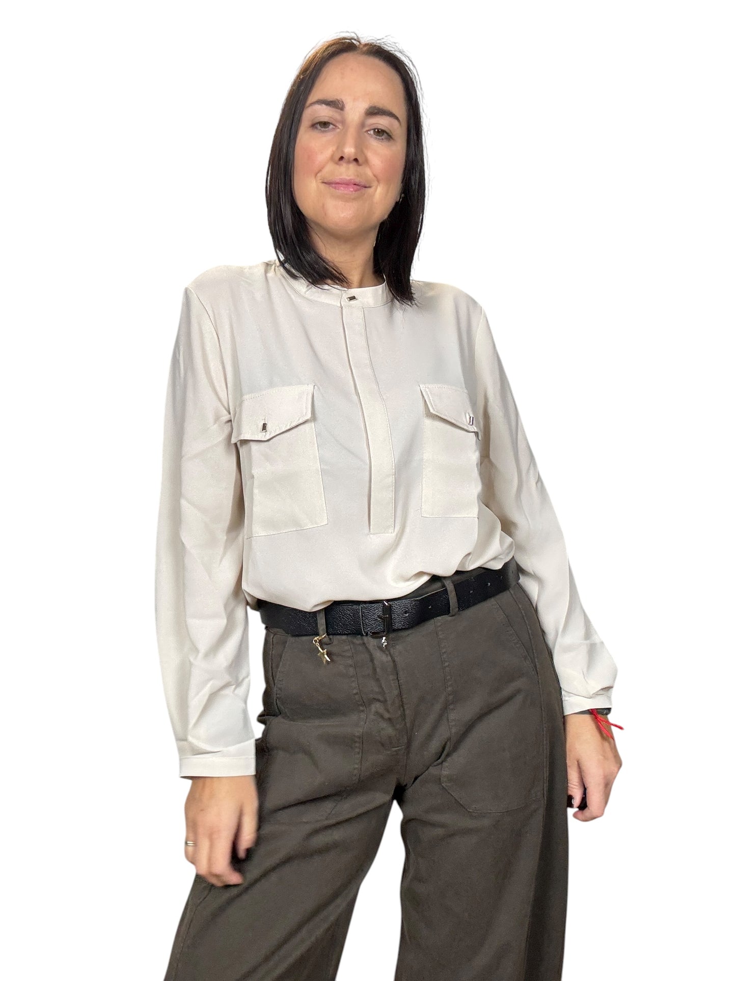 CAMICIA BOTTONI DORATI SUSY MIX