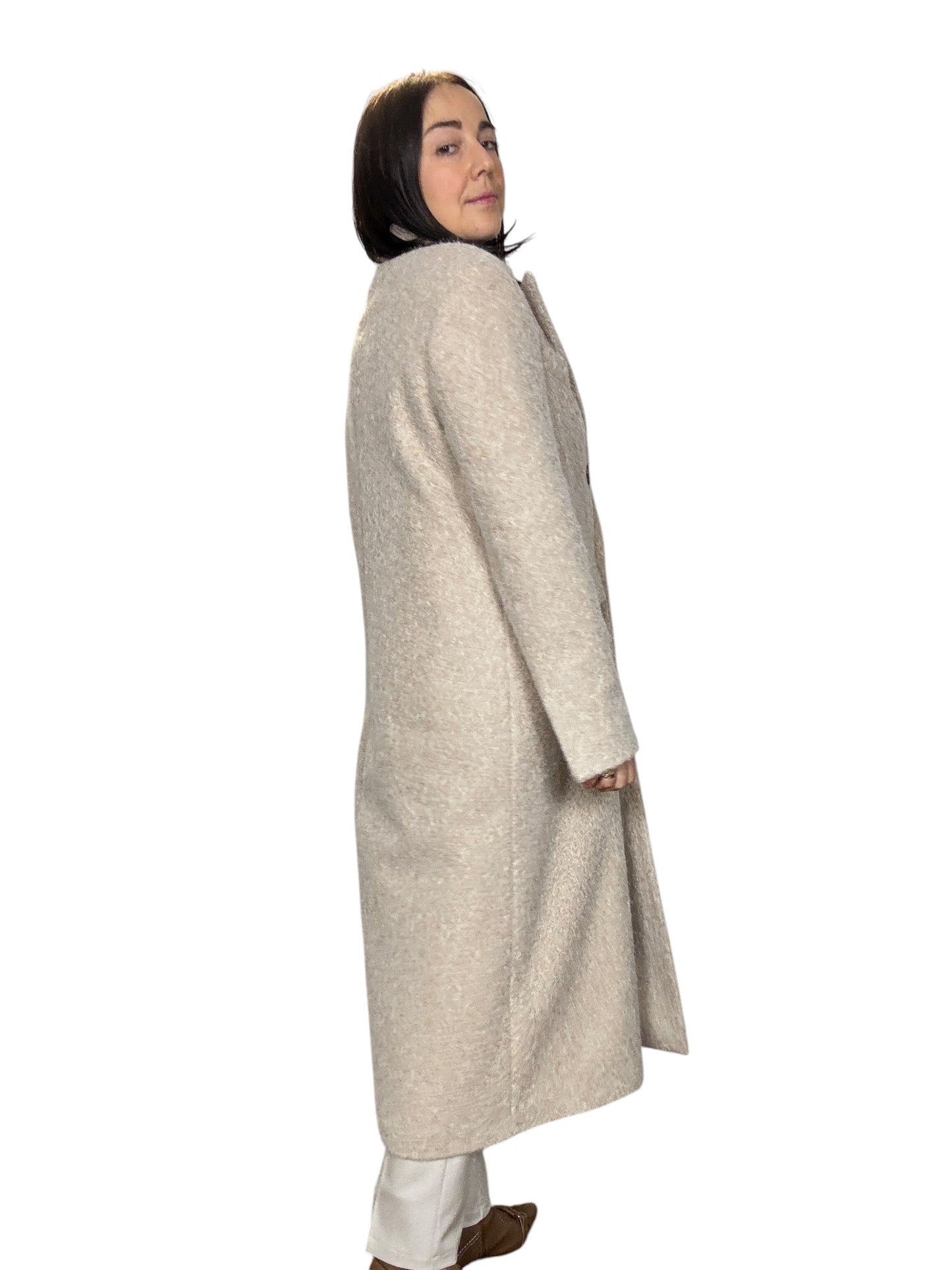 CAPPOTTO A UOVO IN LANA COTTA SUSY MIX