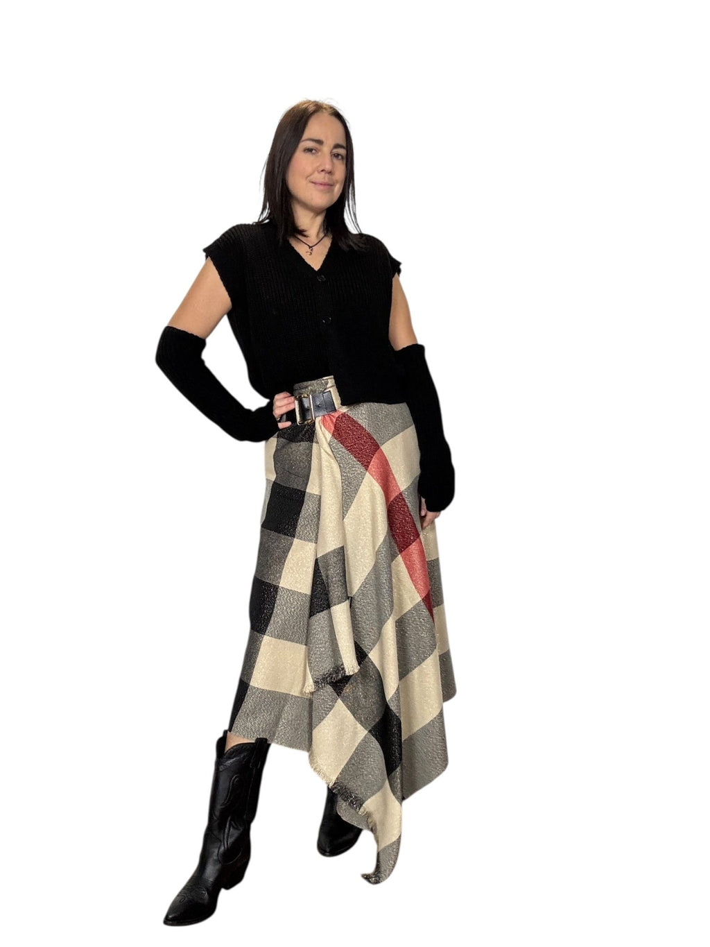 GONNA CHECK BURBERRY INSPIRED SUSY MIX - XE BLU ABBIGLIAMENTO