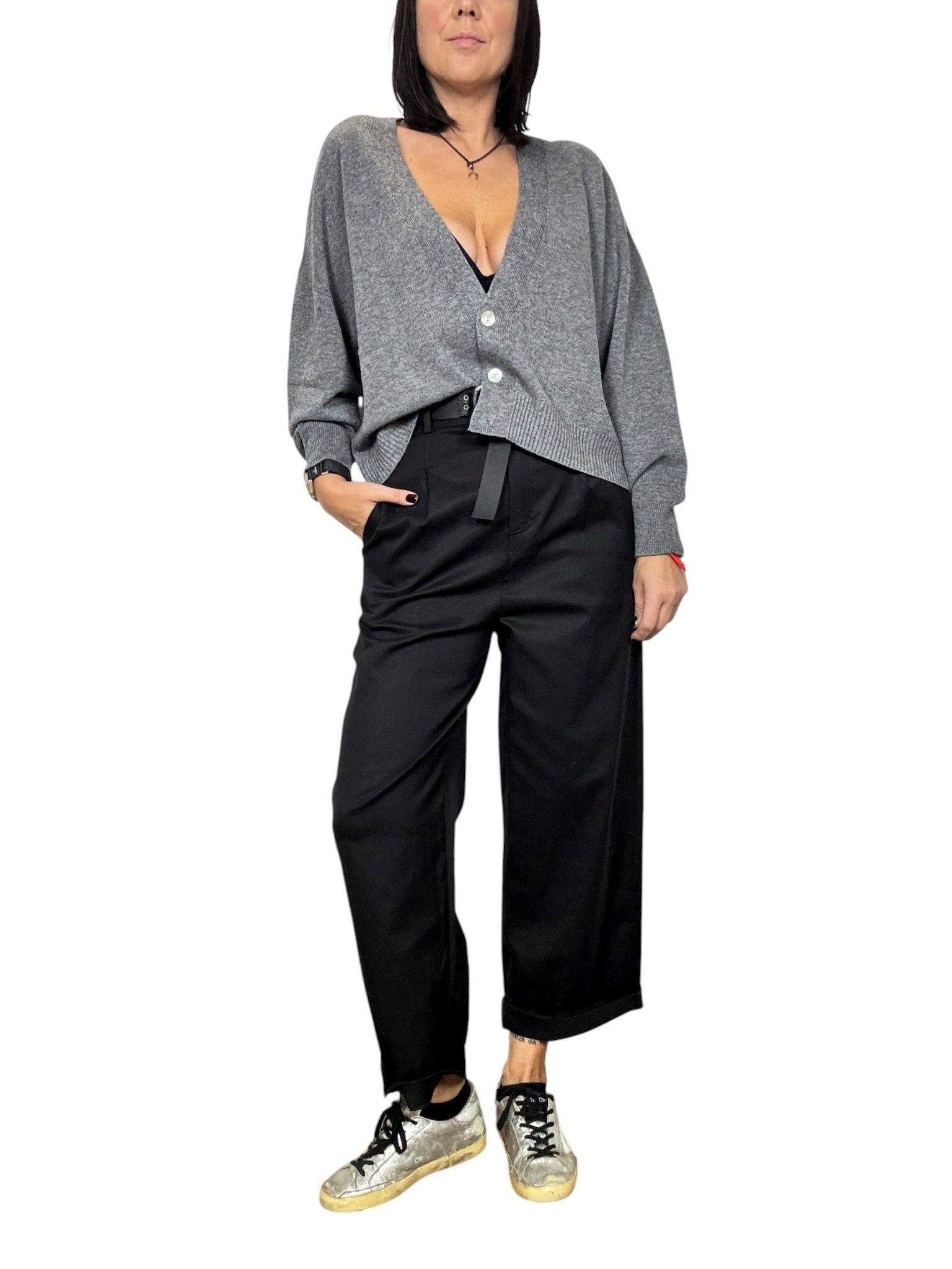 PANTALONE CON CINTURA SUSY MIX - XE BLU ABBIGLIAMENTO