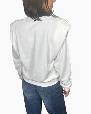 FELPA CON OVATTA DIXIE - XE BLU ABBIGLIAMENTO