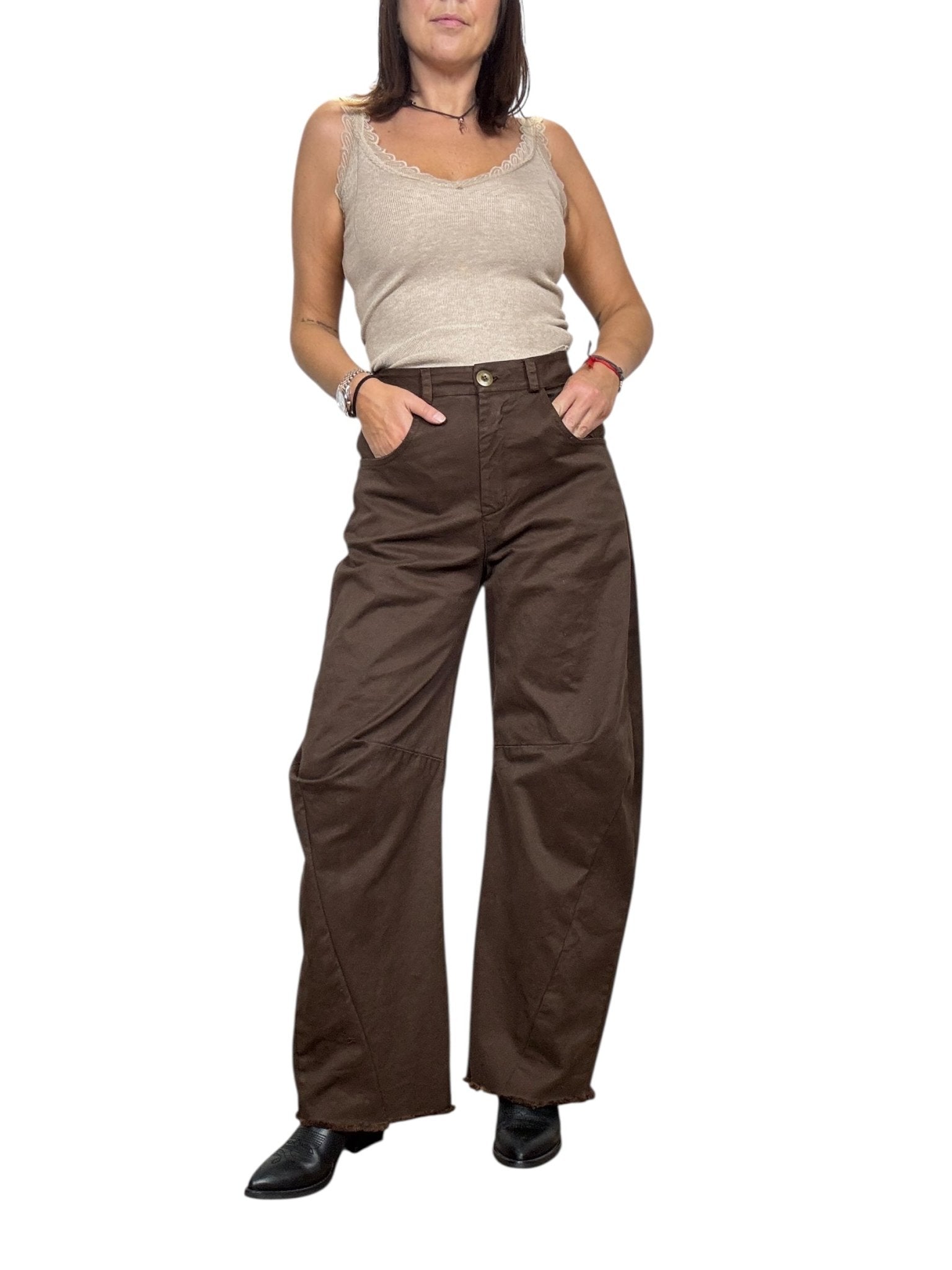 PANTALONE A BANANA SUSY MIX - XE BLU ABBIGLIAMENTO