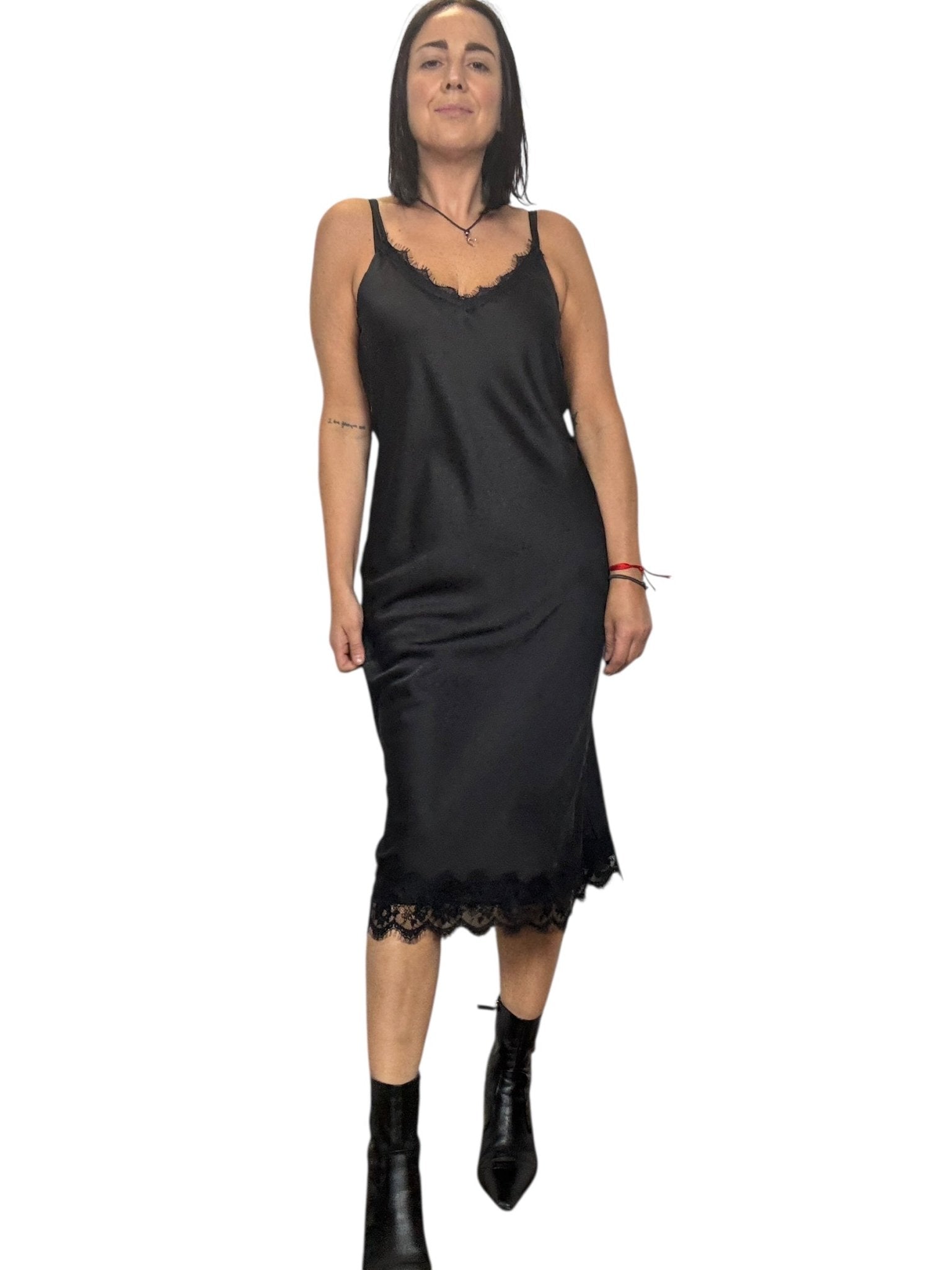 ABITO LINGERIE MIDI SUSY MIX - XE BLU ABBIGLIAMENTO