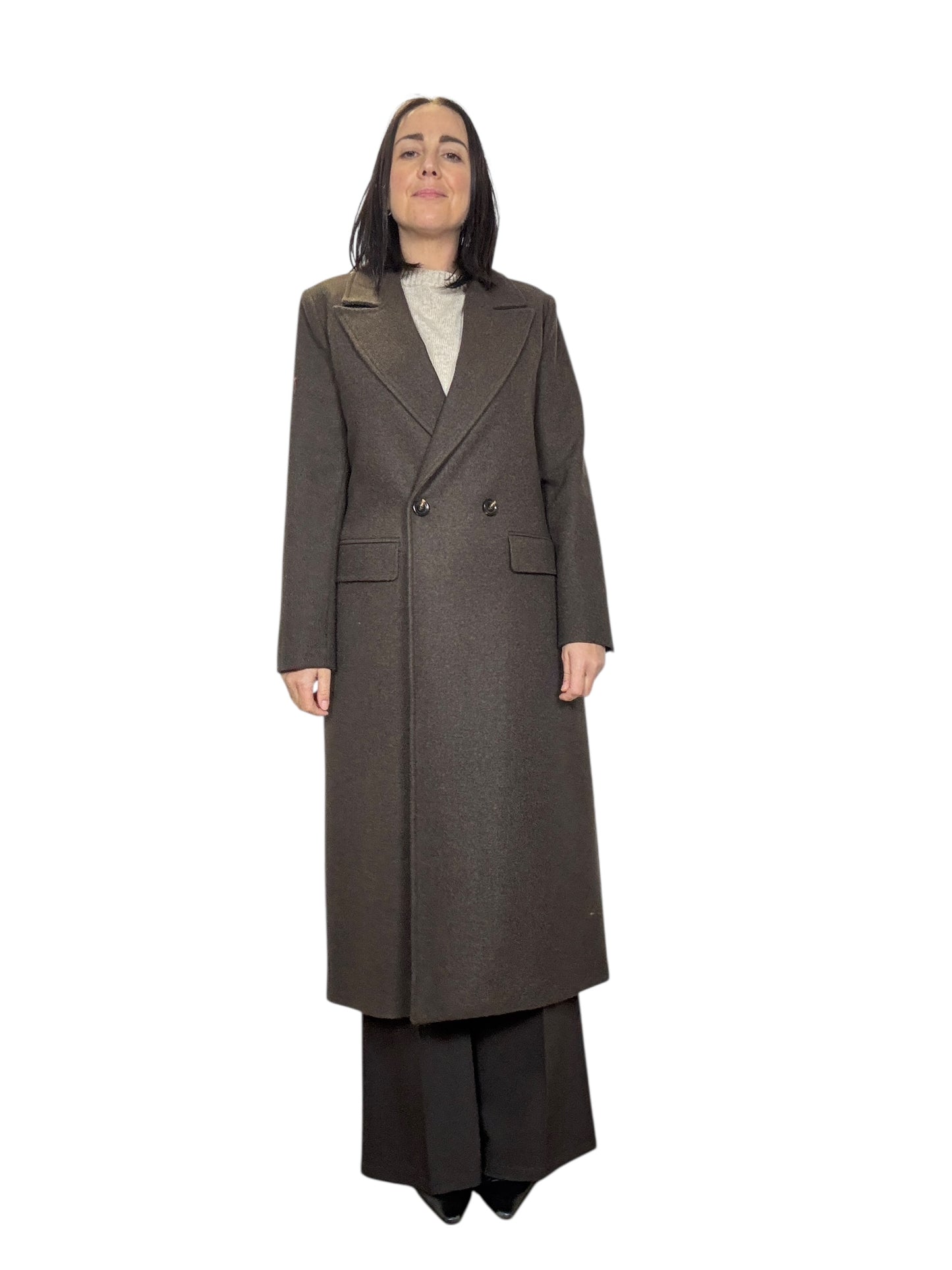 CAPPOTTO BOTTONI DIETRO TENSIONE IN