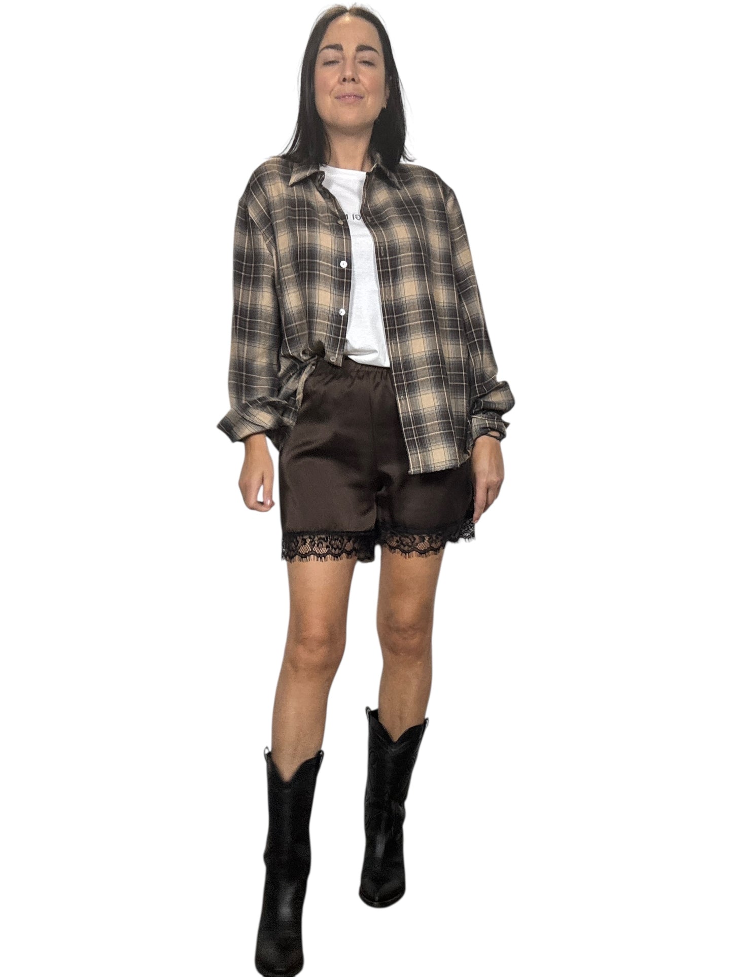 CAMICIA CHECK OVER SUSY MIX