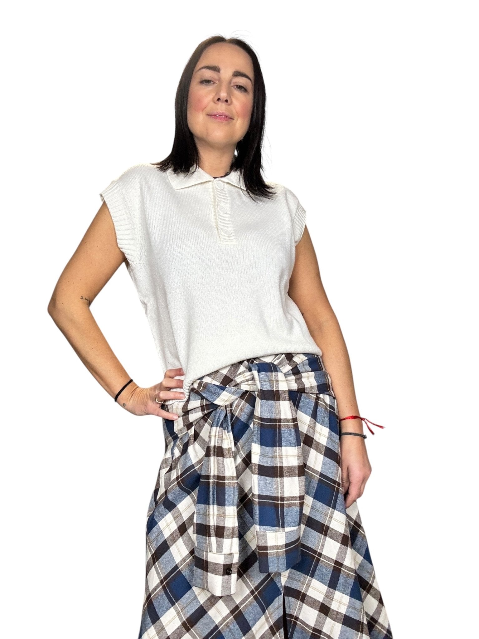 GILET A POLO VICOLO - XE BLU ABBIGLIAMENTO