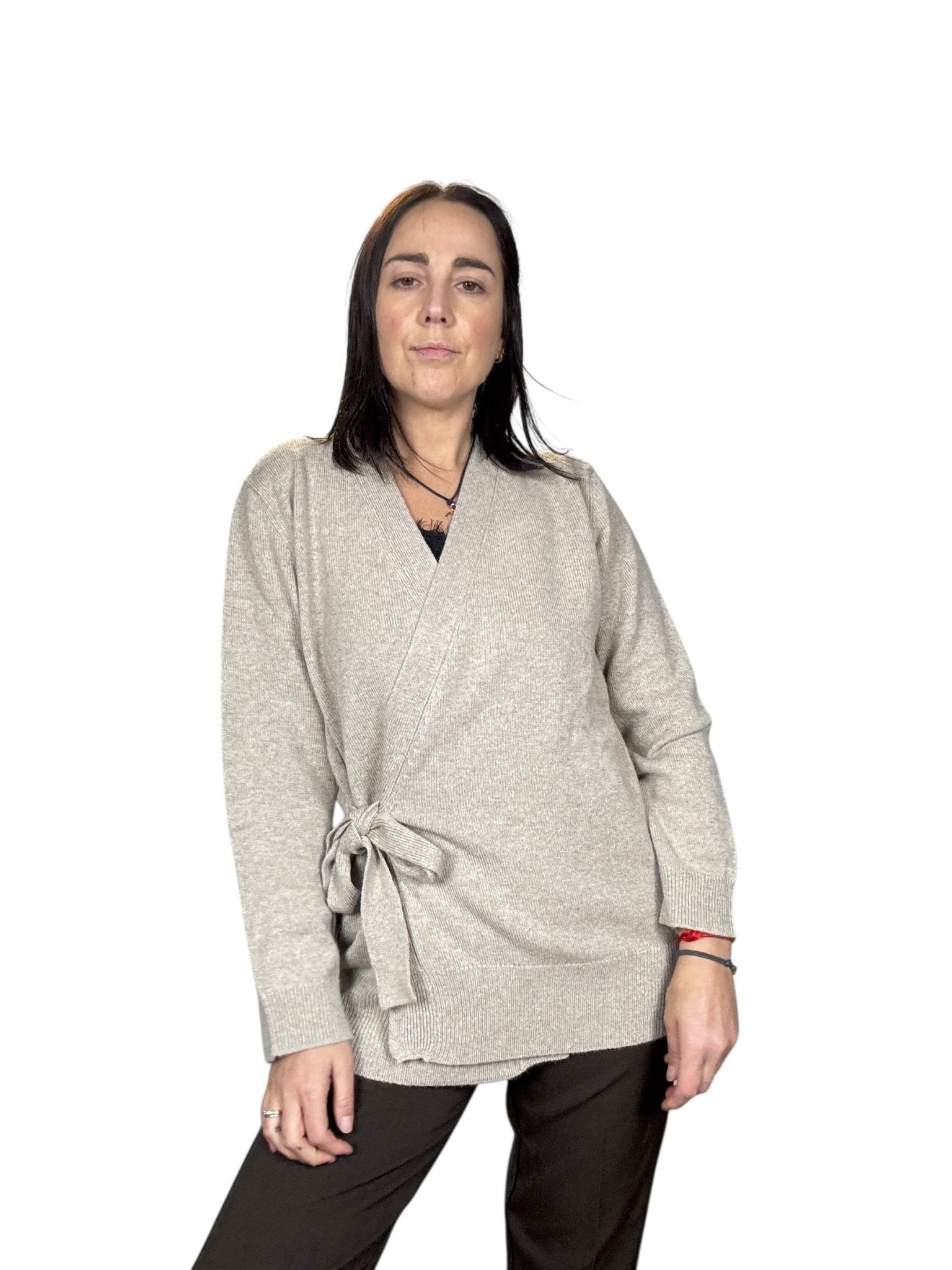 CARDIGAN ALLACCIATO VICOLO - XE BLU ABBIGLIAMENTO