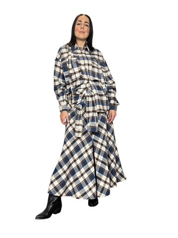 CAMICIA CHECK CON TASCHE FRONTALI MOTEL