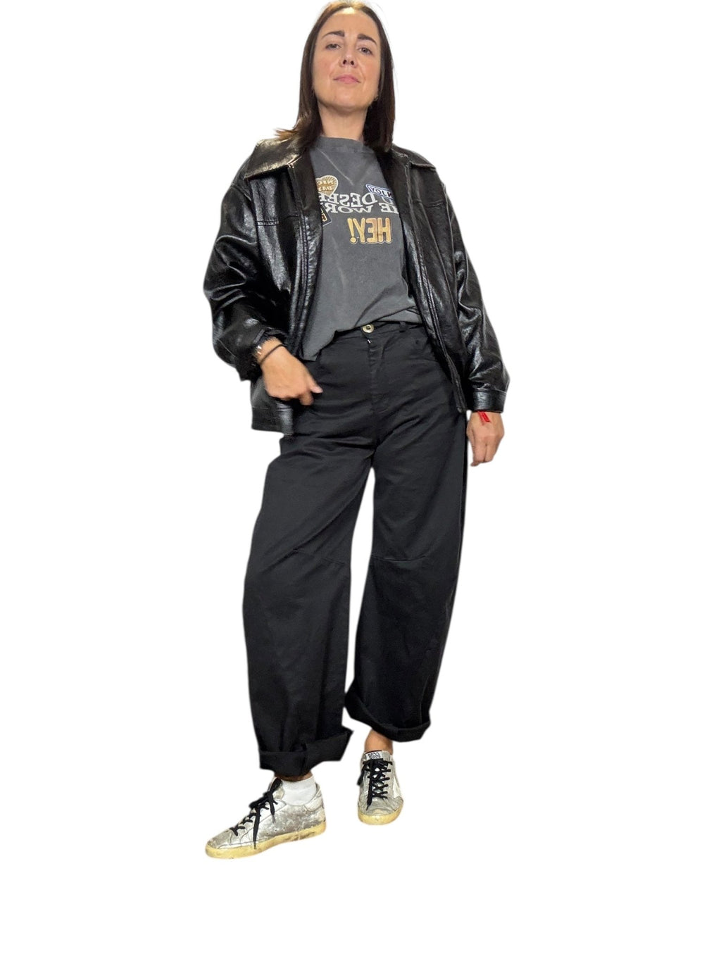 PANTALONE A BANANA SUSY MIX - XE BLU ABBIGLIAMENTO