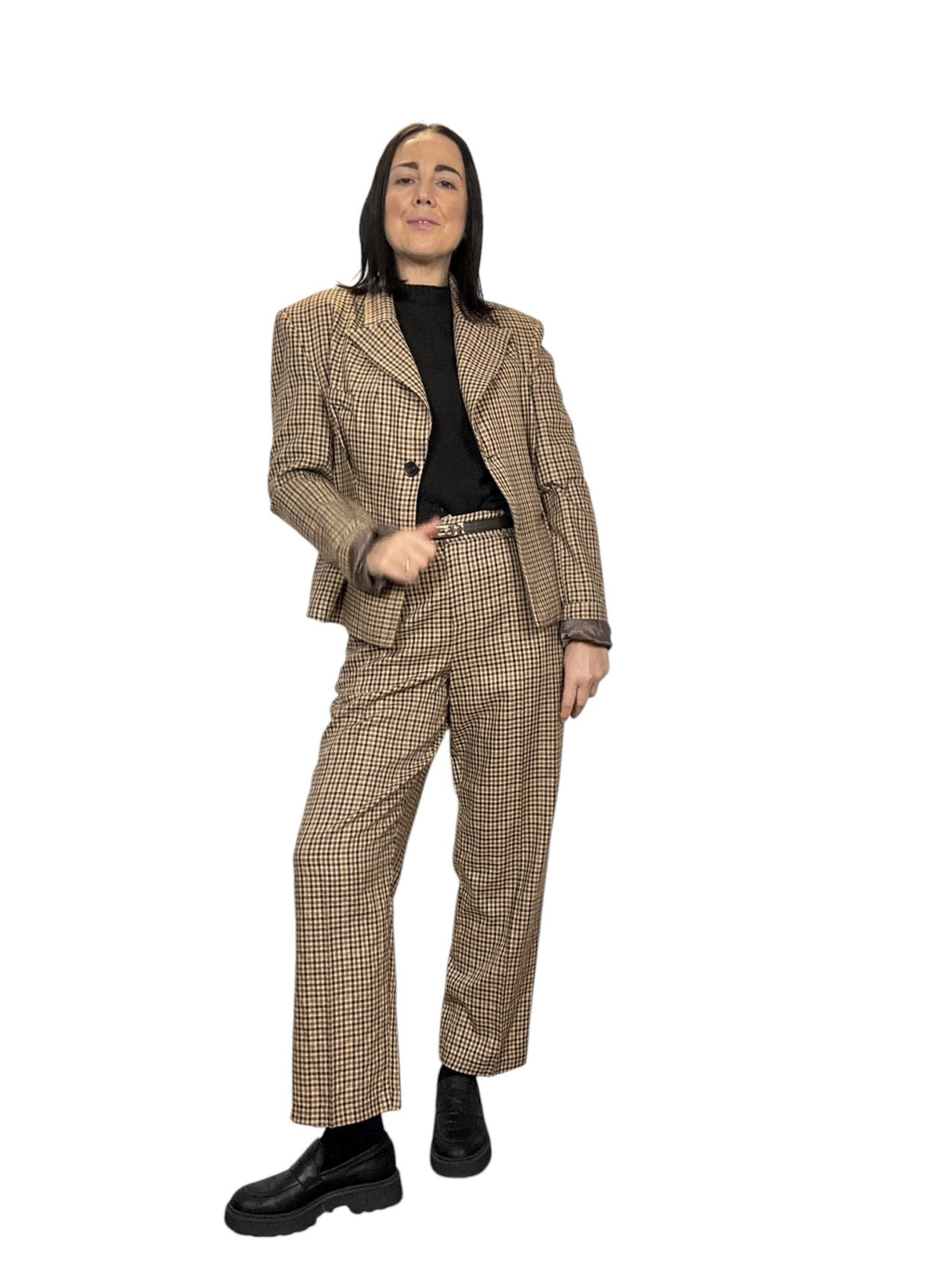 PANTALONE MICROPIEDEPOULE TENSIONE IN - XE BLU ABBIGLIAMENTO