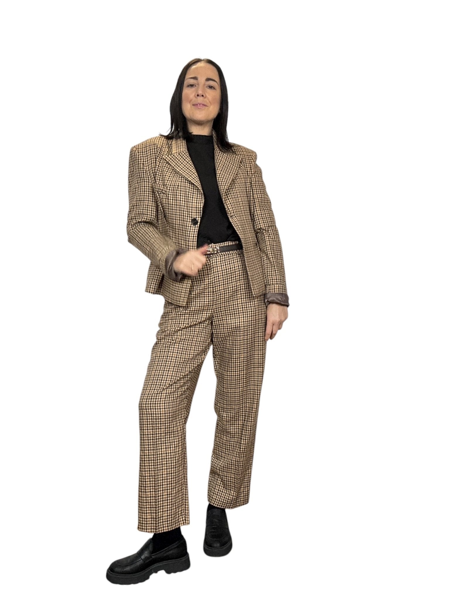 PANTALONE MICROPIEDEPOULE TENSIONE IN - XE BLU ABBIGLIAMENTO