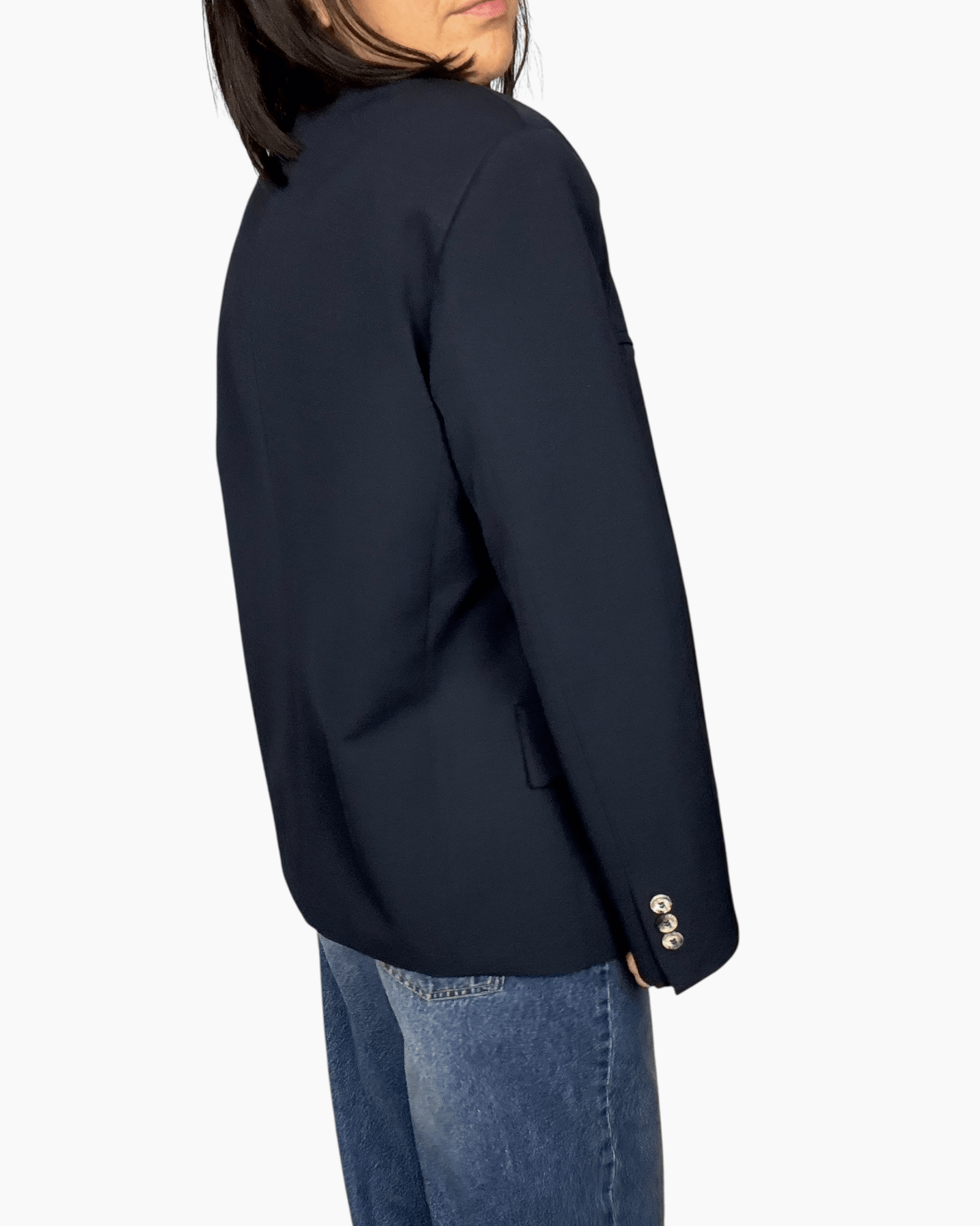 GIACCA COLLO COREANA BLU VICOLO - XE BLU ABBIGLIAMENTO