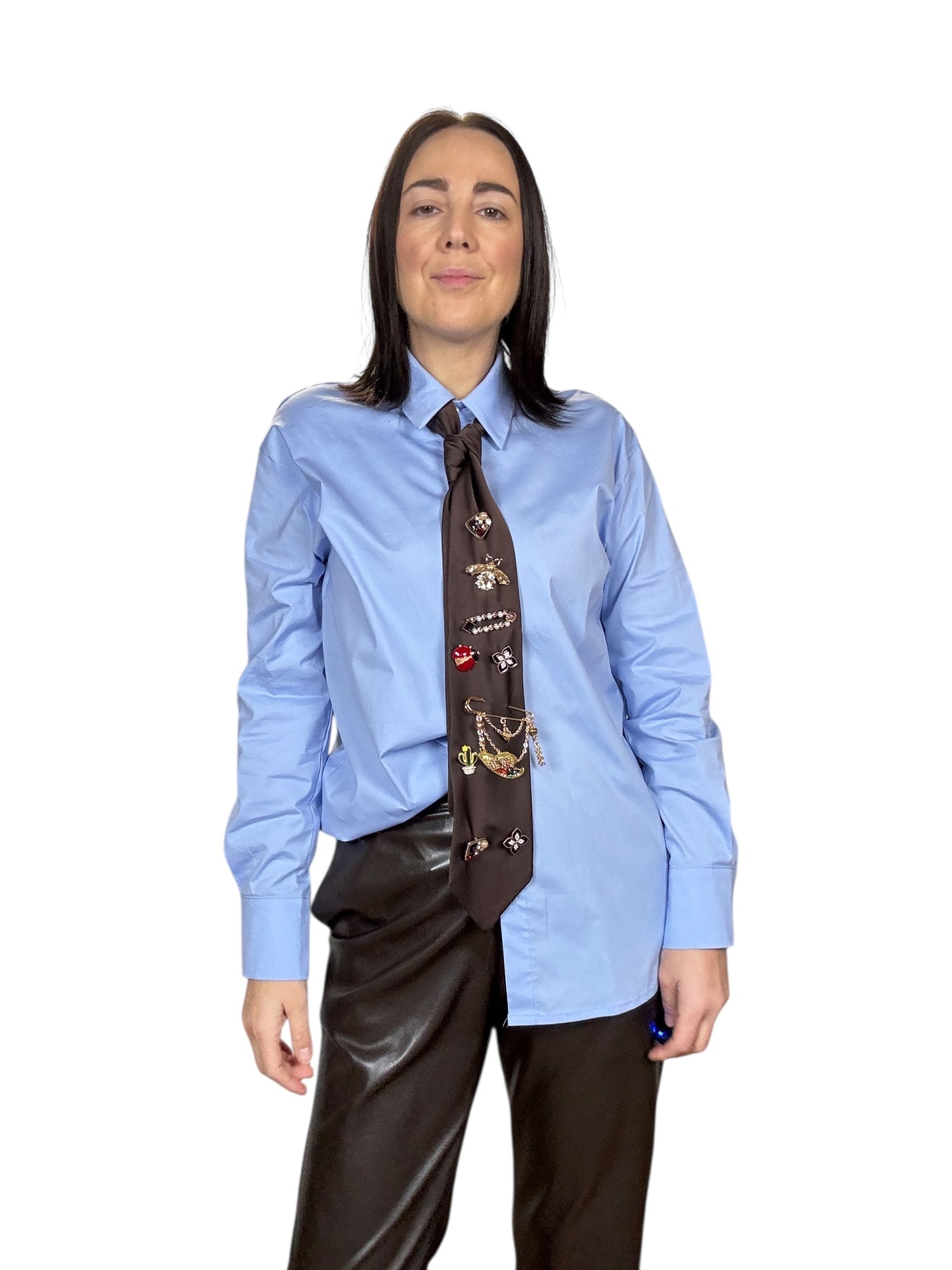 CAMICIA CON CRAVATTA TENSIONE IN