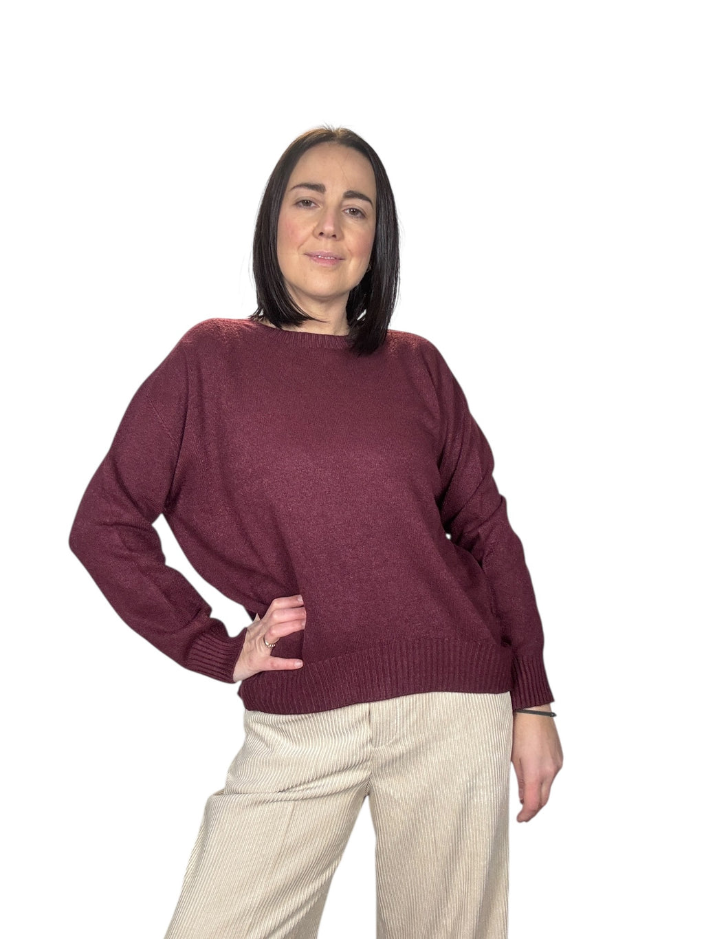 MAGLIA A SCATOLA SUSY MIX - XE BLU ABBIGLIAMENTO