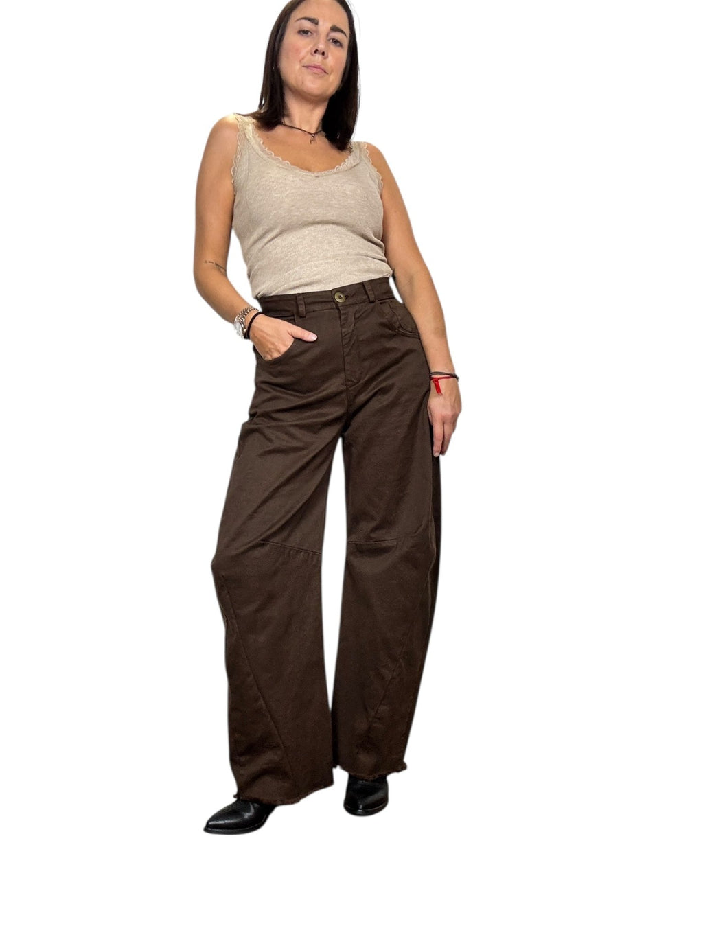 PANTALONE A BANANA SUSY MIX - XE BLU ABBIGLIAMENTO