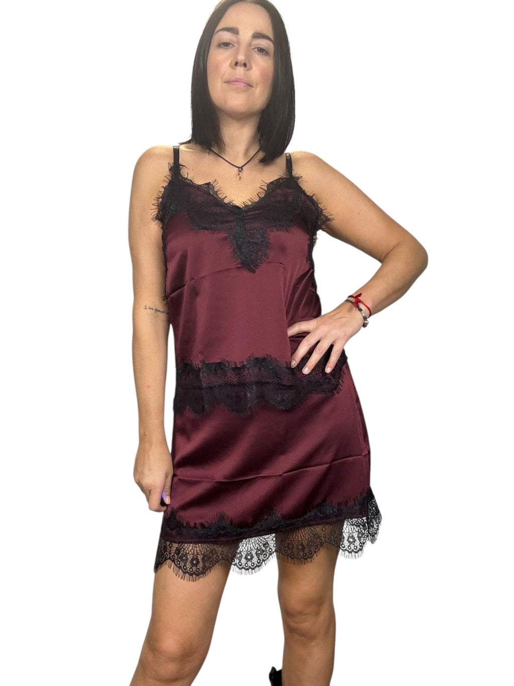 MINIGONNA LINGERIE SUSY MIX - XE BLU ABBIGLIAMENTO