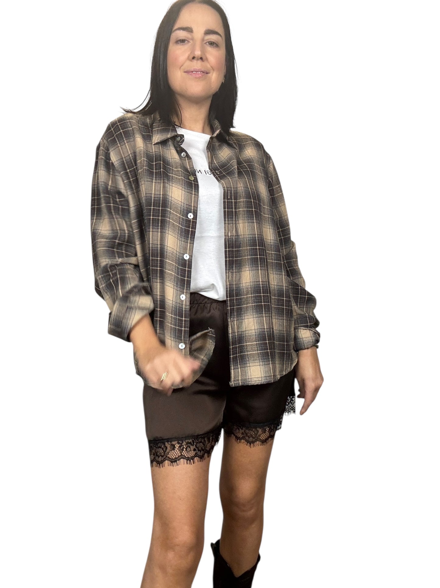 CAMICIA CHECK OVER SUSY MIX