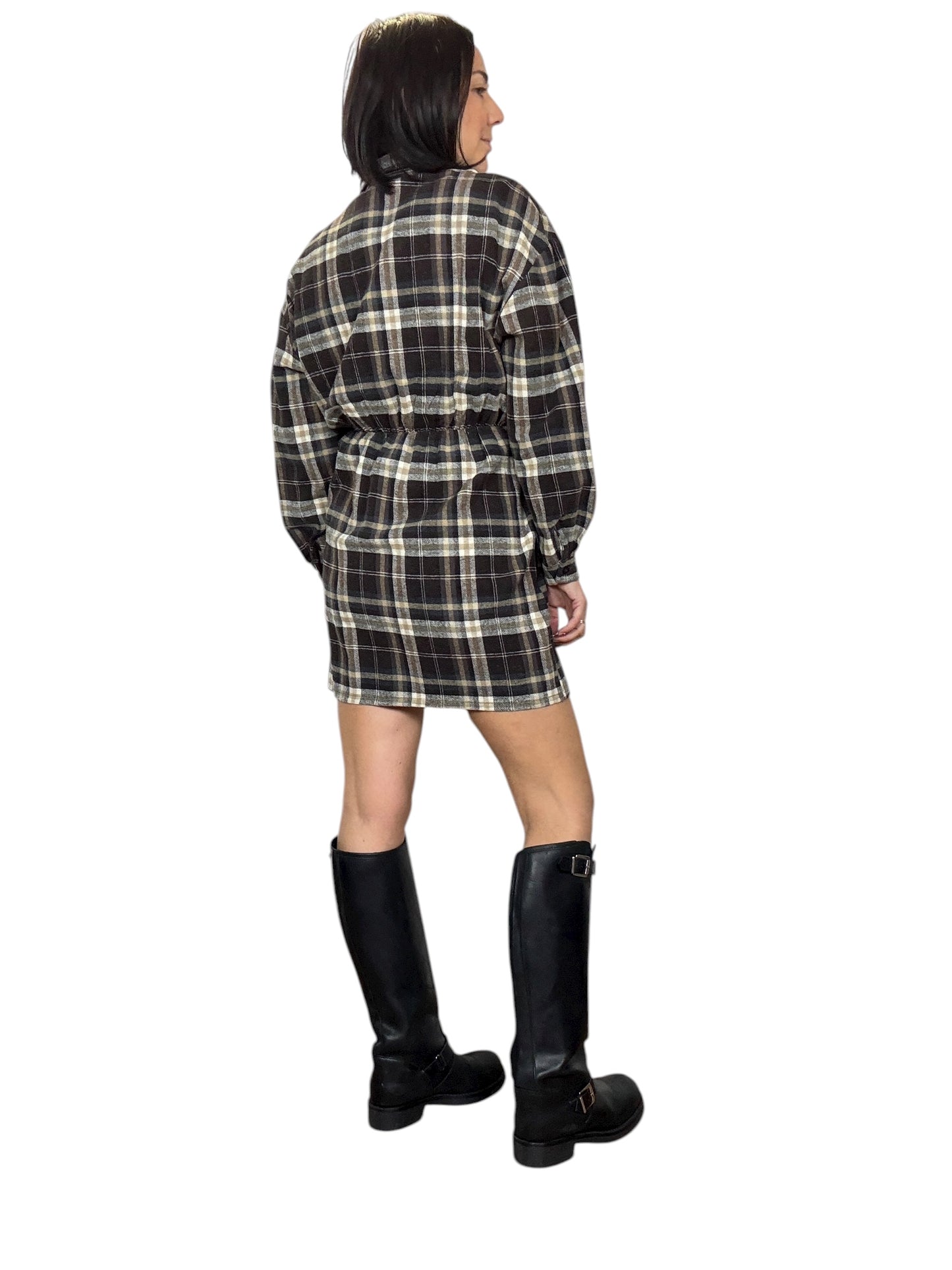 ABITO CORTO CHECK SUSY MIX