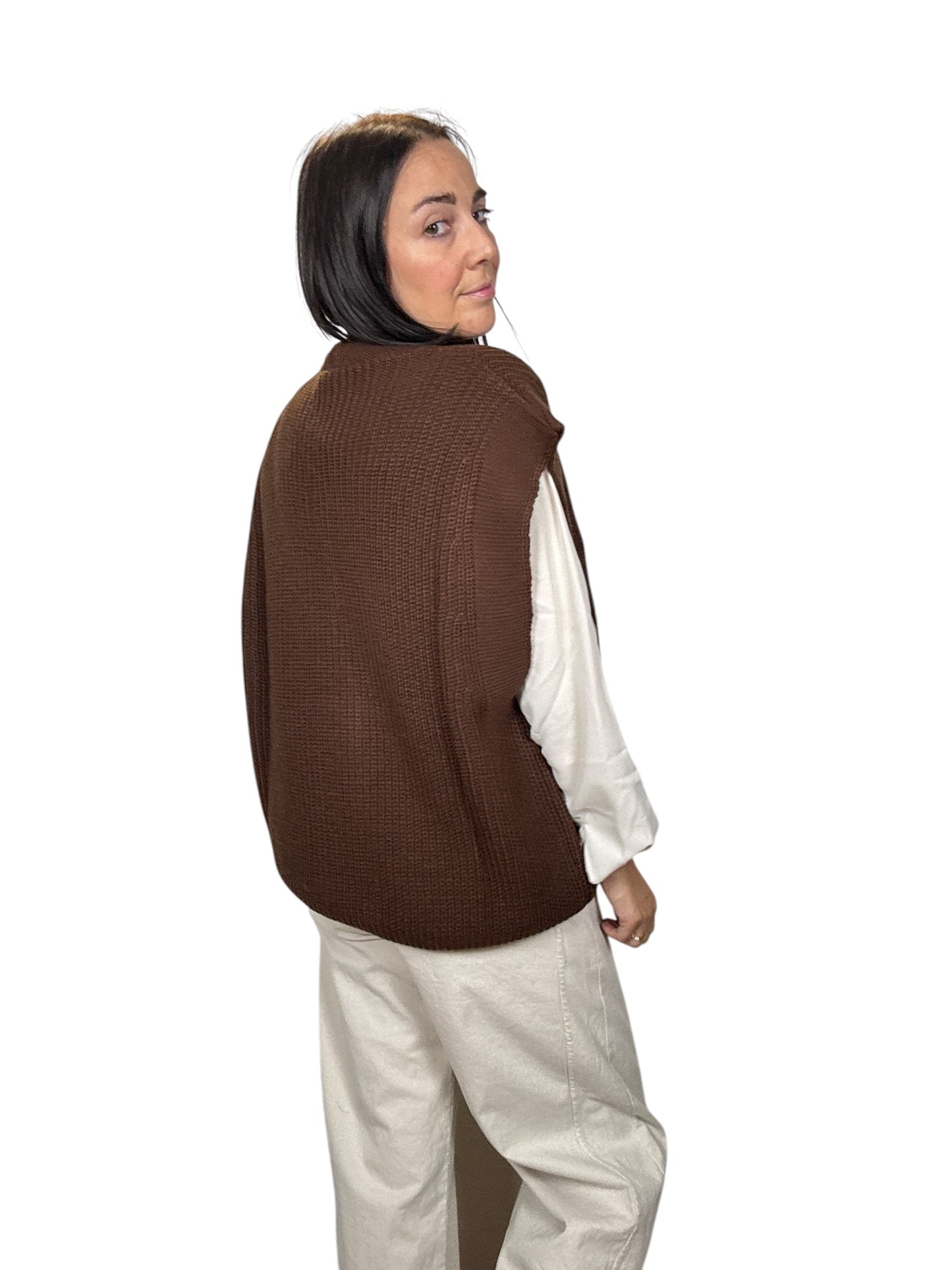 GILET OVER IN MAGLIA SUSY MIX