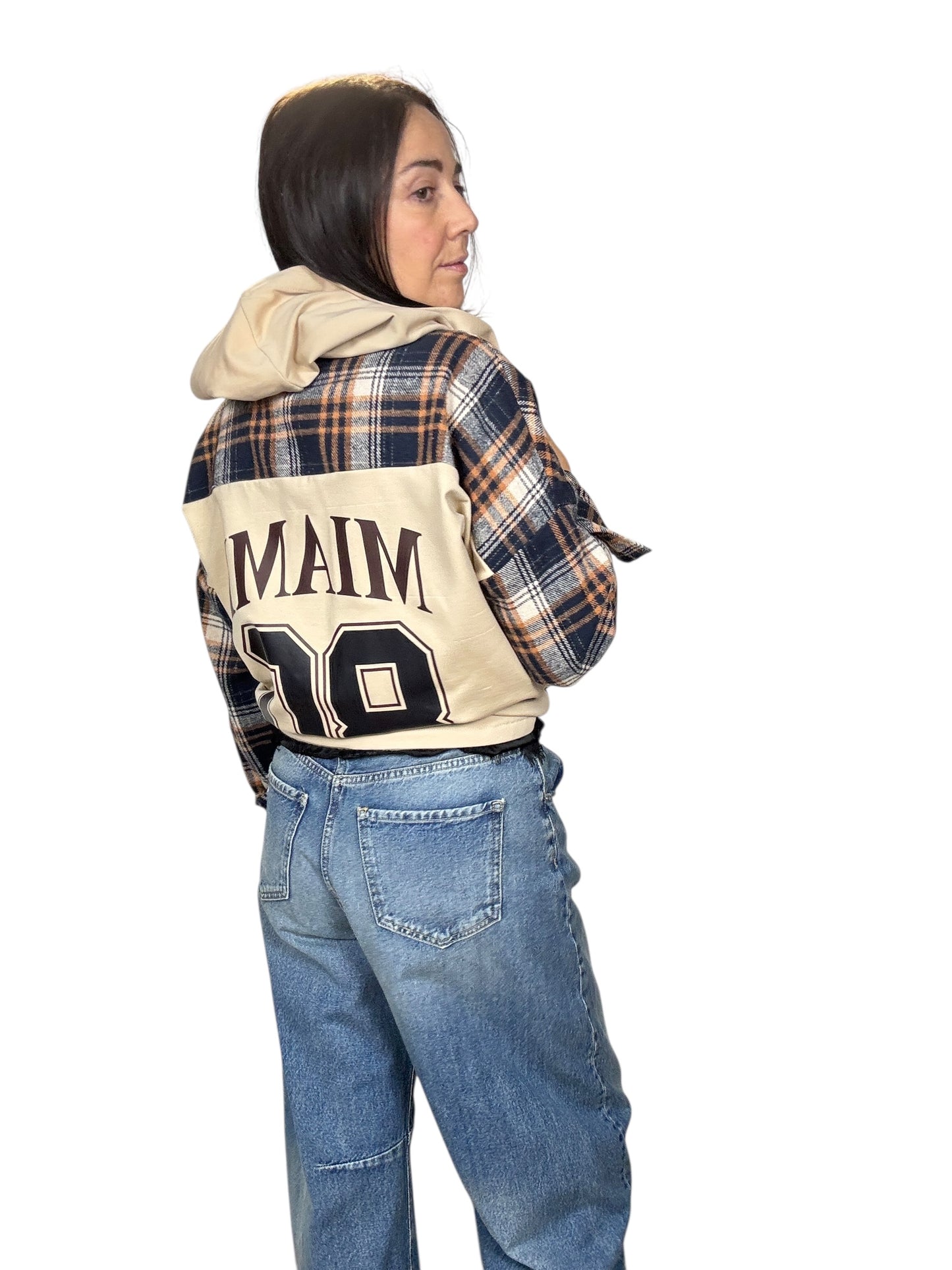 CAMICIA CHECK CON CAPPUCCIO SUSY MIX