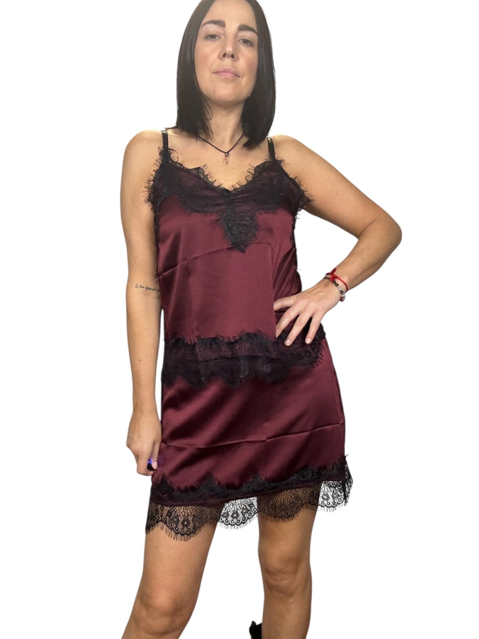 MINIGONNA LINGERIE SUSY MIX - XE BLU ABBIGLIAMENTO