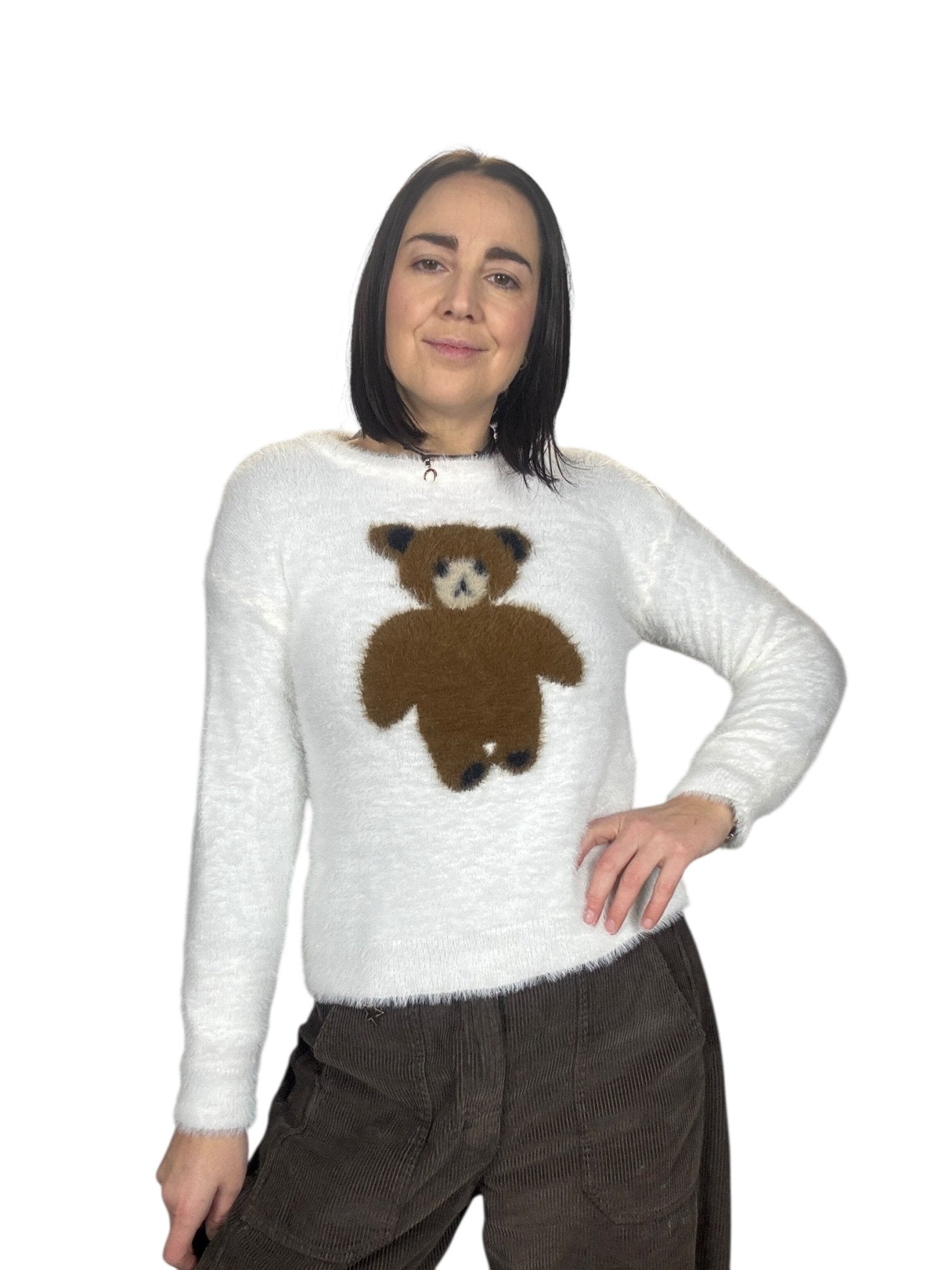 MAGLIA ORSETTO PELOSO SUSY MIX - XE BLU ABBIGLIAMENTO