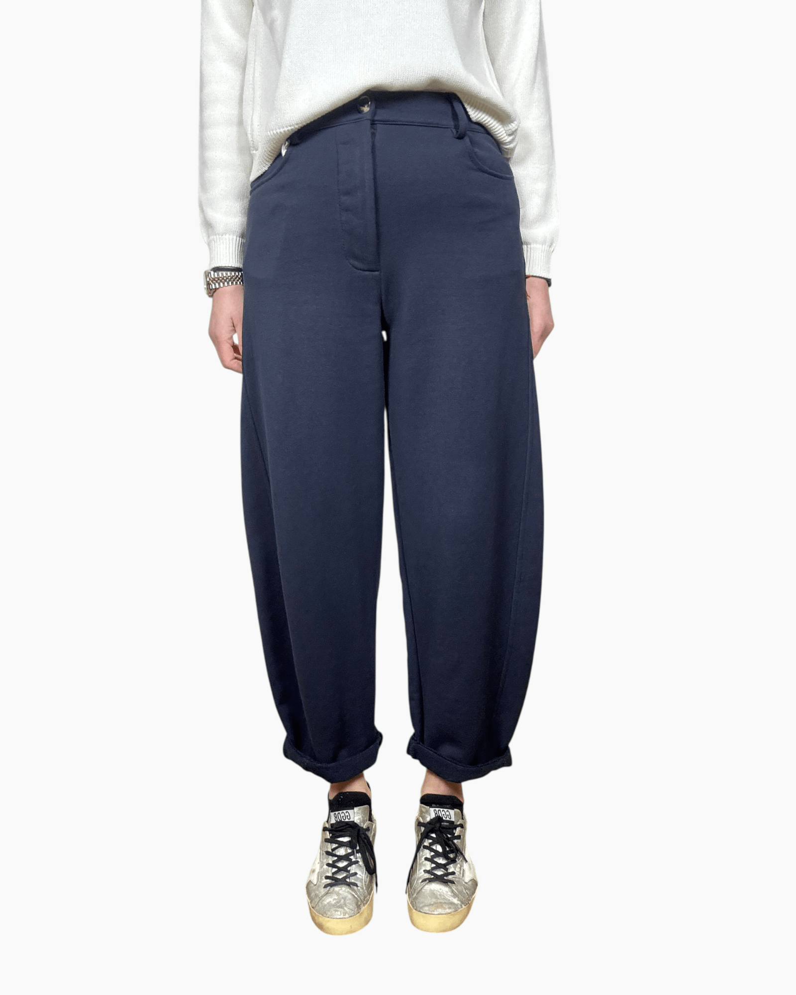 PANTALONE IN FELPA SUSY MIX - XE BLU ABBIGLIAMENTO