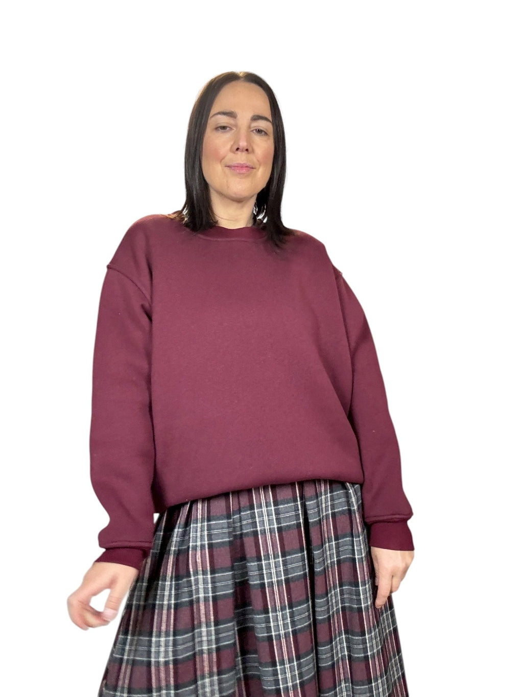 FELPA TINTA UNITA SUSY MIX - XE BLU ABBIGLIAMENTO