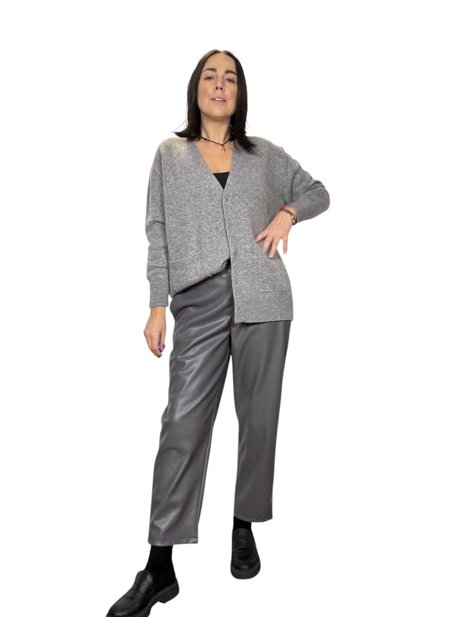 CARDIGAN PURA LANA VICOLO - XE BLU ABBIGLIAMENTO