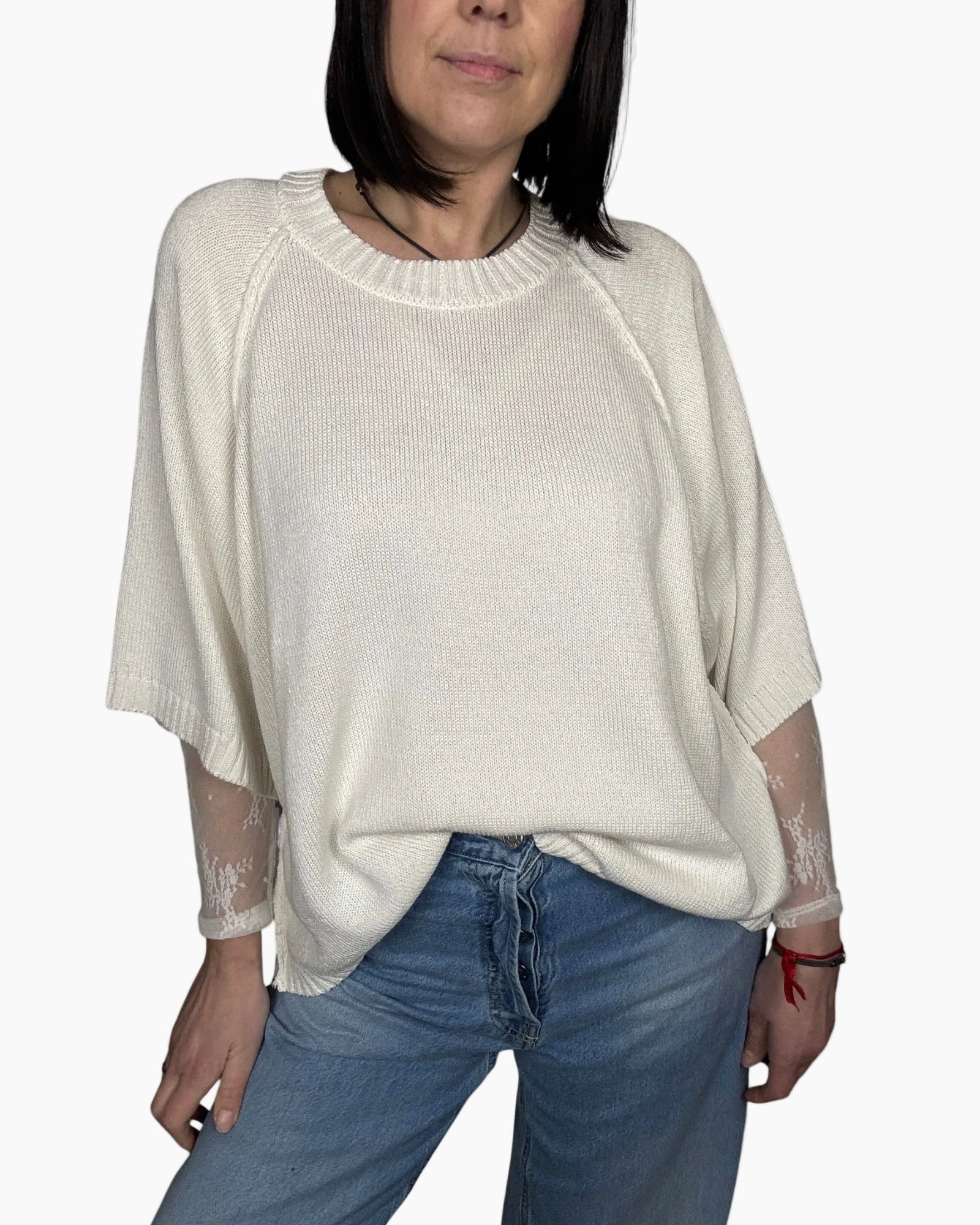 MAGLIA MANICA A 3/4 HAVEONE - XE BLU ABBIGLIAMENTO