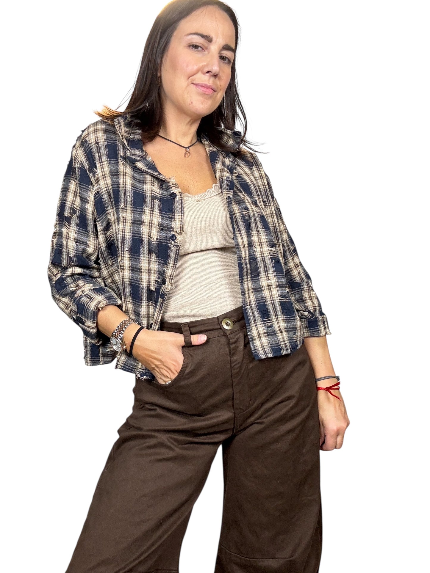 CAMICIA CHECK SUSY MIX