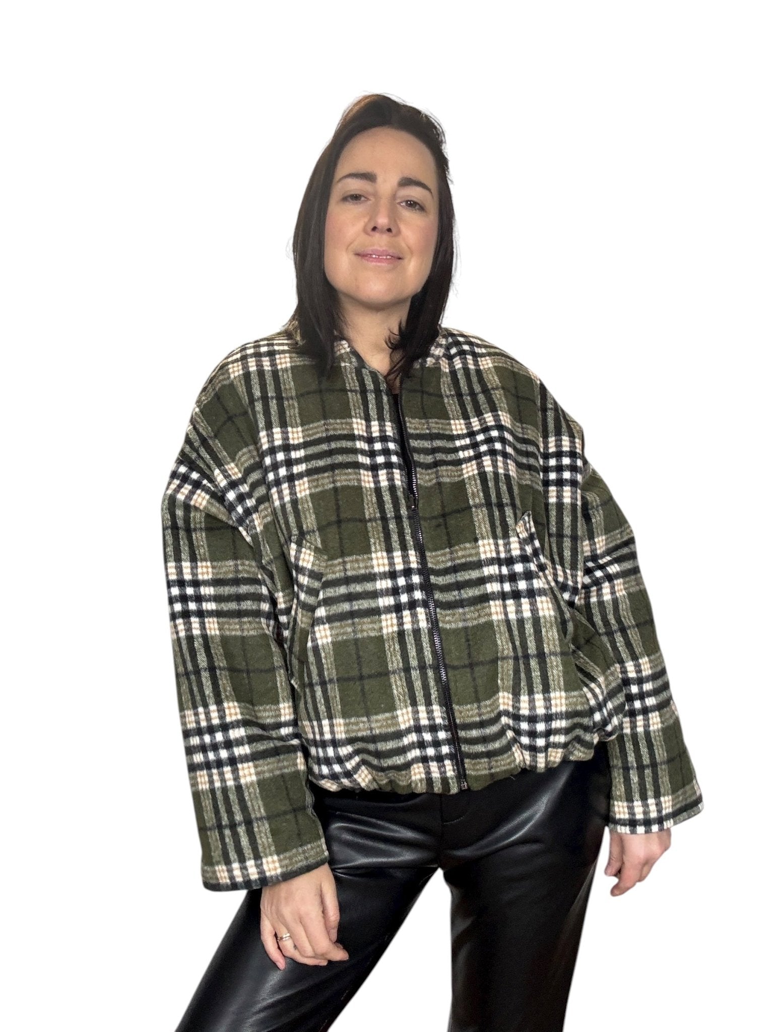PIUMINO CHECK REVERSIBILE SUSY MIX - XE BLU ABBIGLIAMENTO