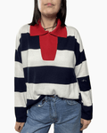 POLO COLLO IN CONTRASTO SUSY MIX - XE BLU ABBIGLIAMENTO