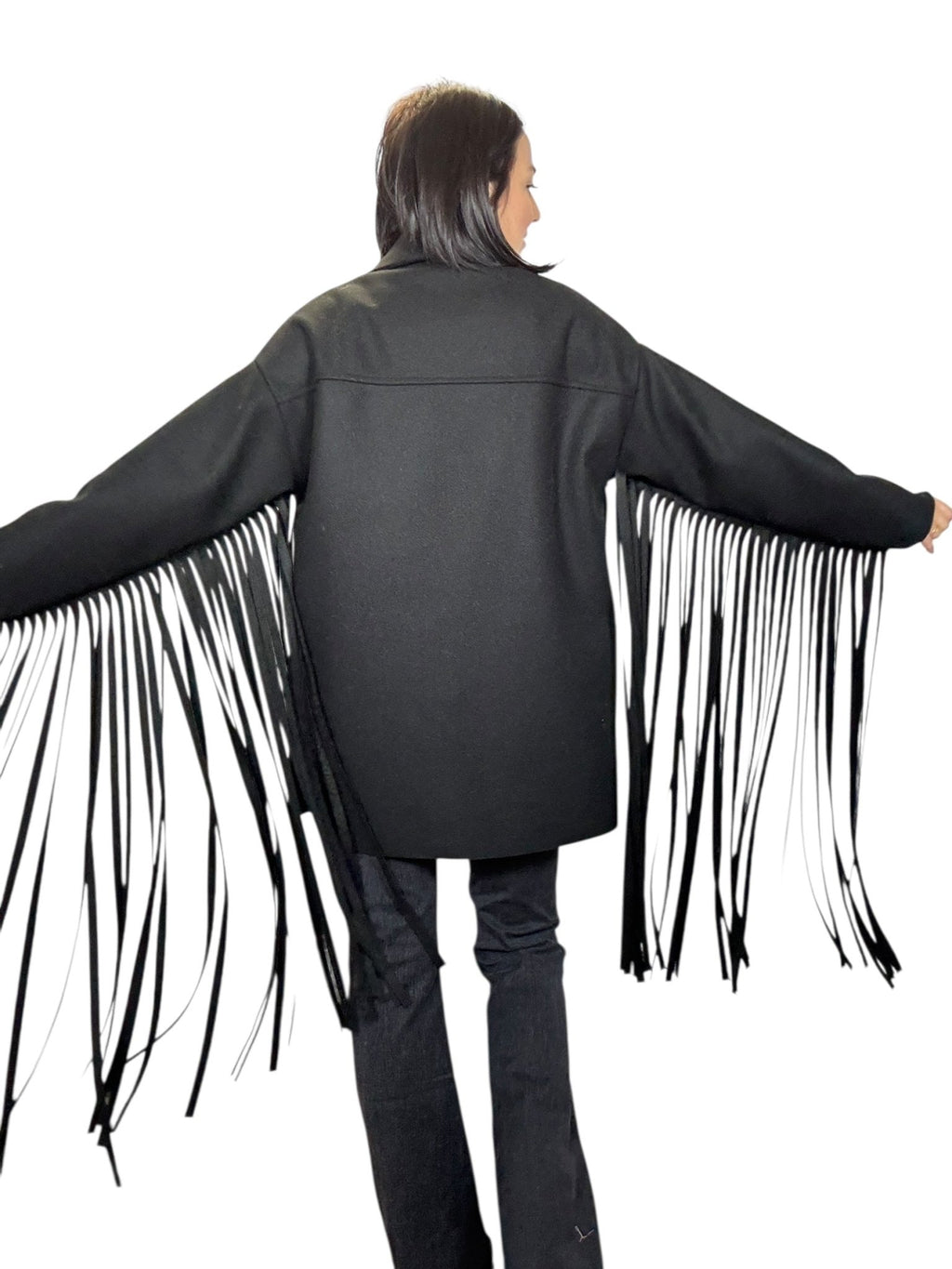 CAPPOTTINO FRANGE SUSY MIX - XE BLU ABBIGLIAMENTO