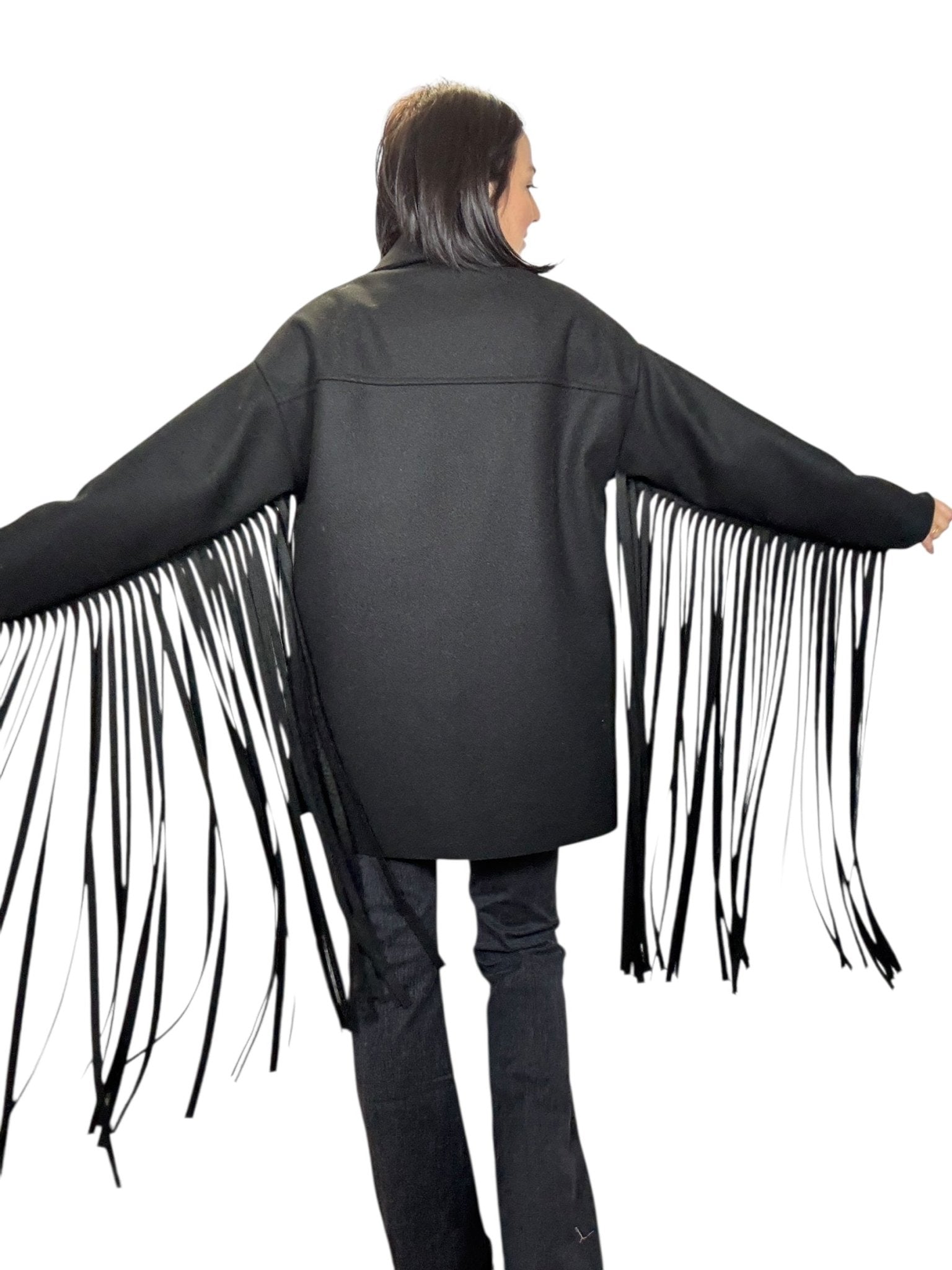 CAPPOTTINO FRANGE SUSY MIX - XE BLU ABBIGLIAMENTO