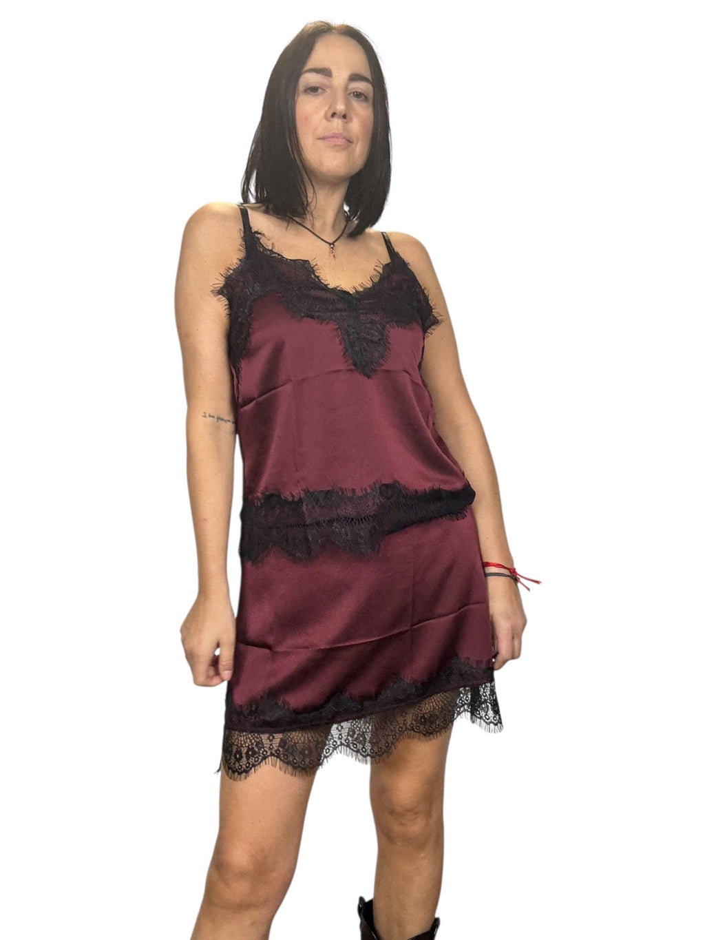 MINIGONNA LINGERIE SUSY MIX - XE BLU ABBIGLIAMENTO