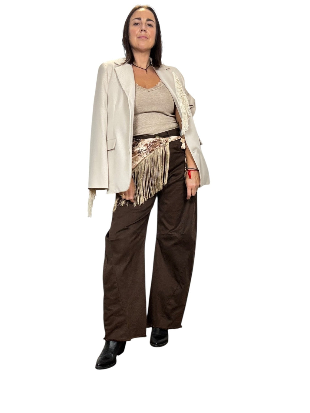 PANTALONE A BANANA SUSY MIX - XE BLU ABBIGLIAMENTO