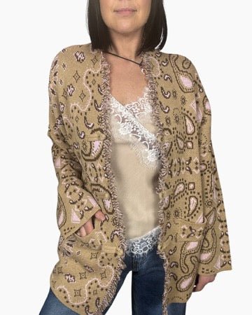 CARDIGAN A FANTASIA DIXIE - XE BLU ABBIGLIAMENTO