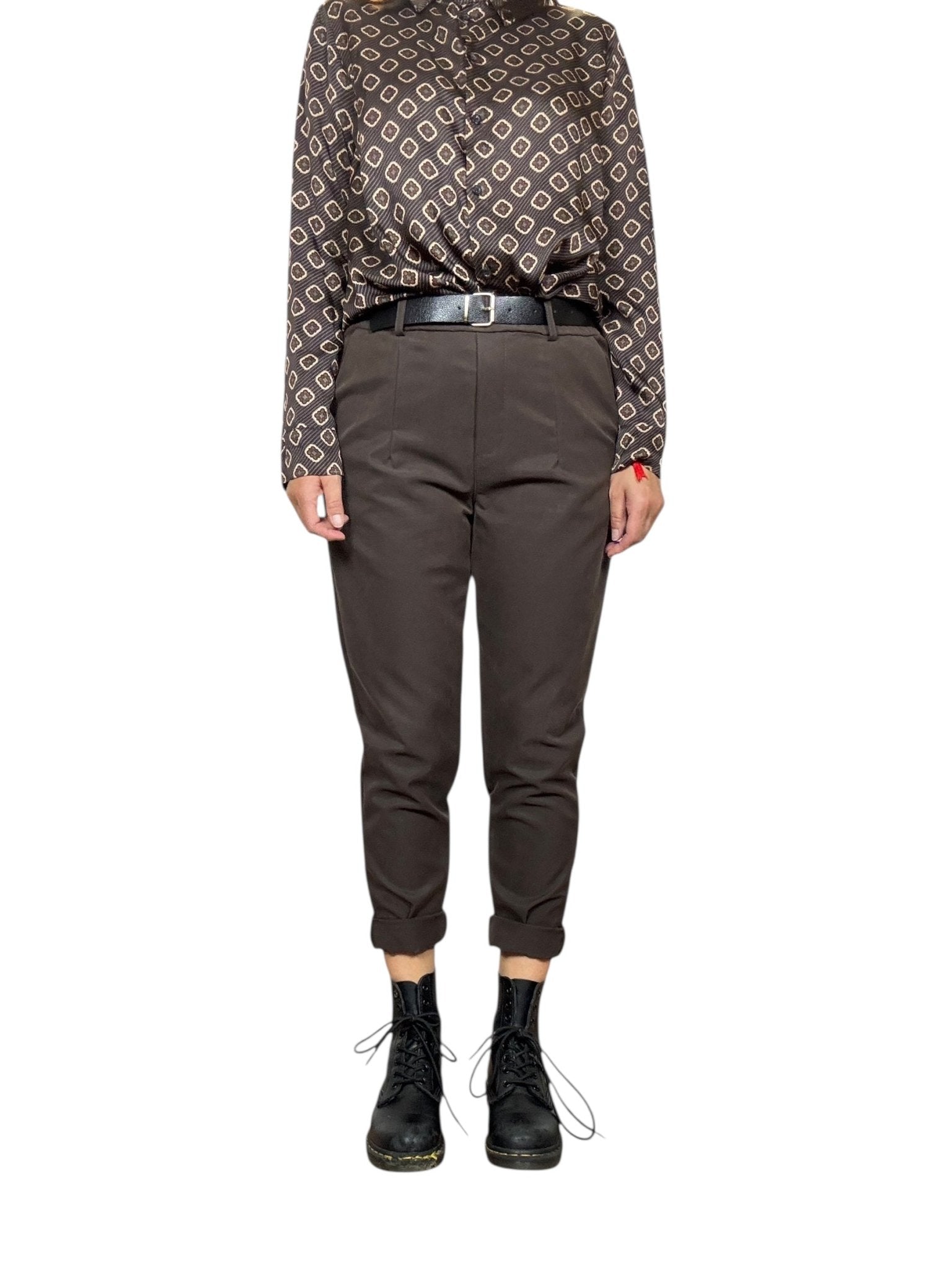 PANTALONE CON ELASTICO IN VITA SUSY MIX - XE BLU ABBIGLIAMENTO