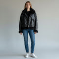 GIUBBINO IN ECOPELLE + GILET IN MONGOLIA SUSY MIX
