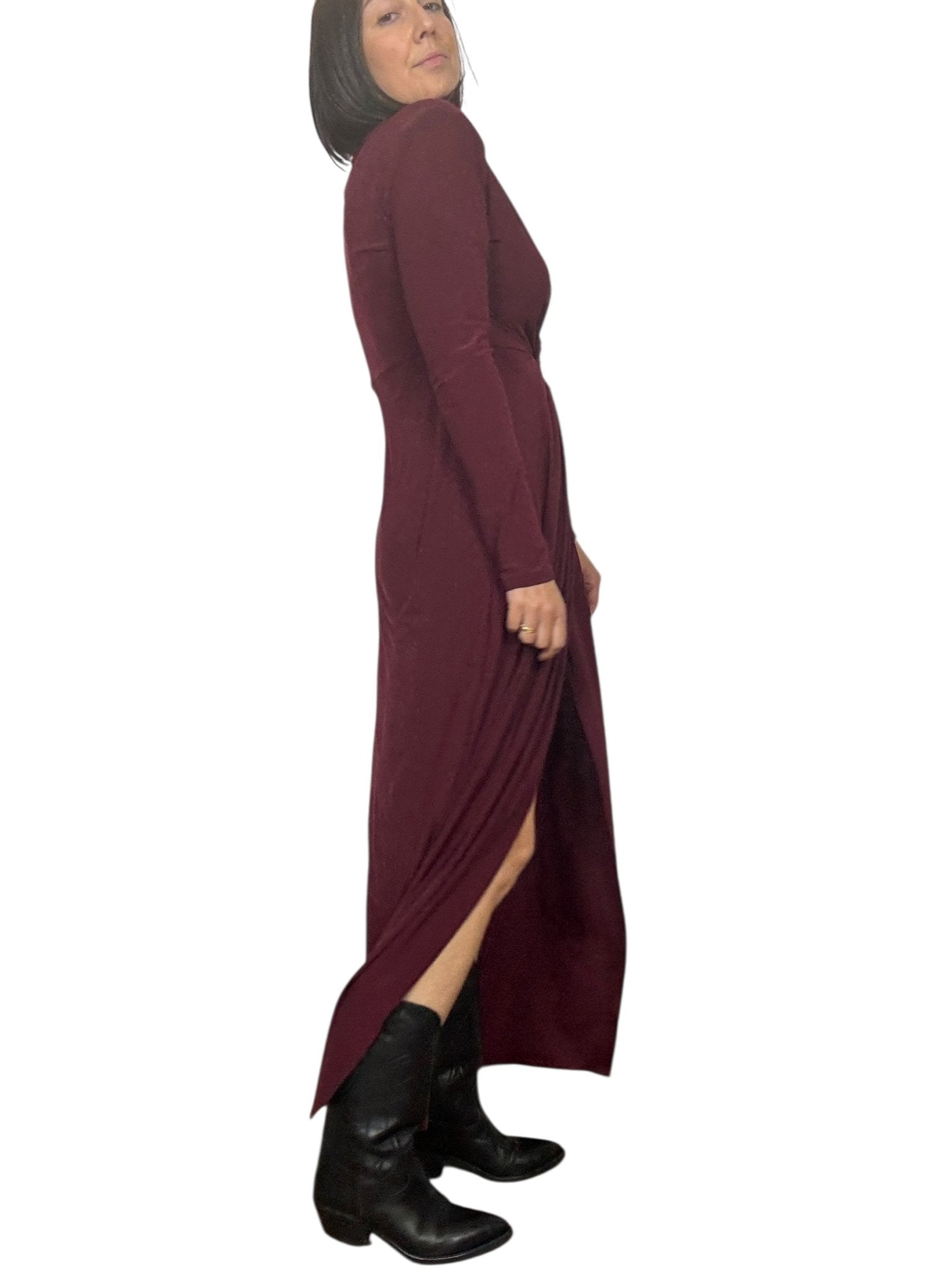 ABITO SPACCO DAVANTI CON ANELLO SUSY MIX - XE BLU ABBIGLIAMENTO