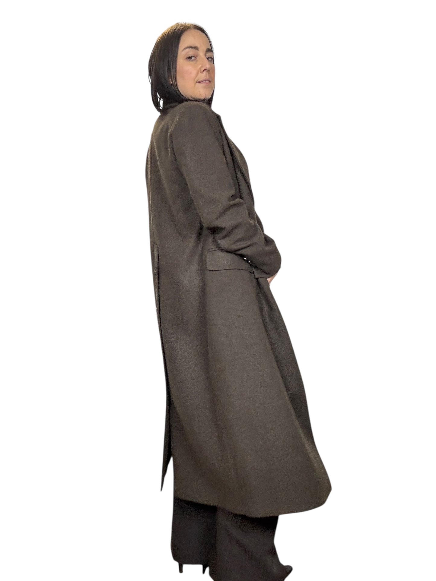 CAPPOTTO BOTTONI DIETRO TENSIONE IN