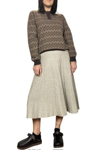 GONNA MIDI IN MAGLIA SUSY MIX - XE BLU ABBIGLIAMENTO