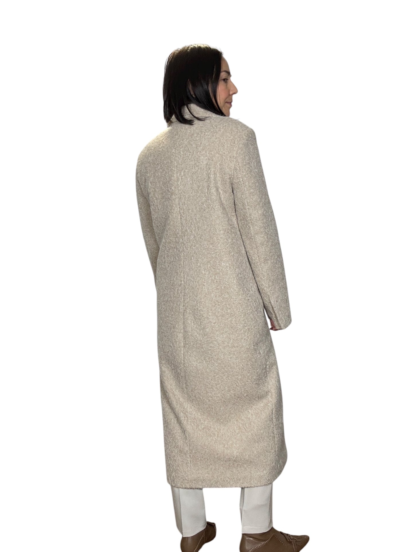 CAPPOTTO A UOVO IN LANA COTTA SUSY MIX