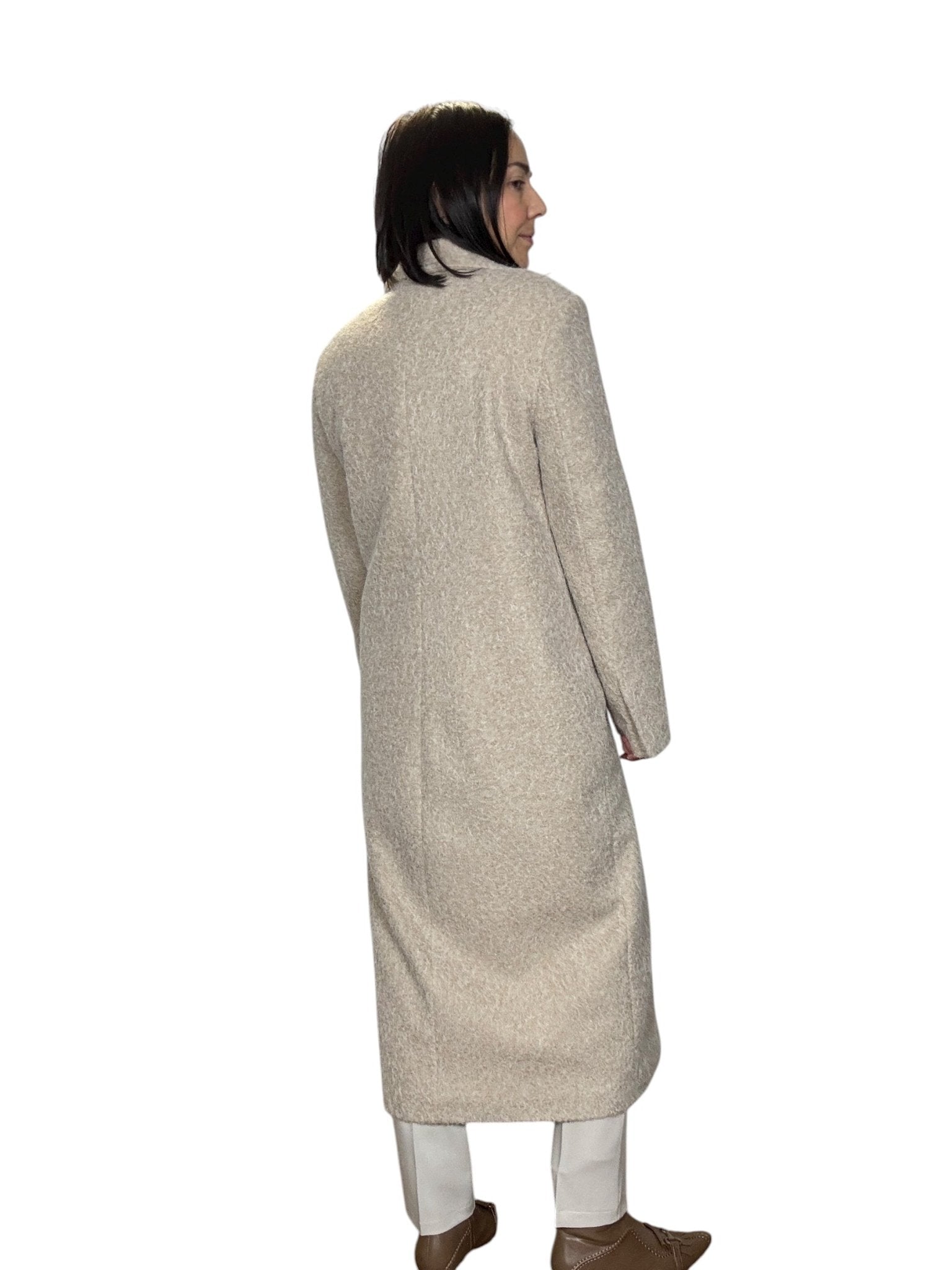 CAPPOTTO A UOVO IN LANA COTTA SUSY MIX - XE BLU ABBIGLIAMENTO